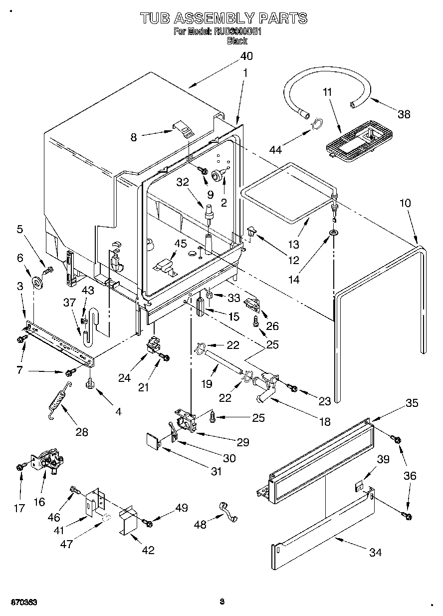 03 - TUB ASSEMBLY