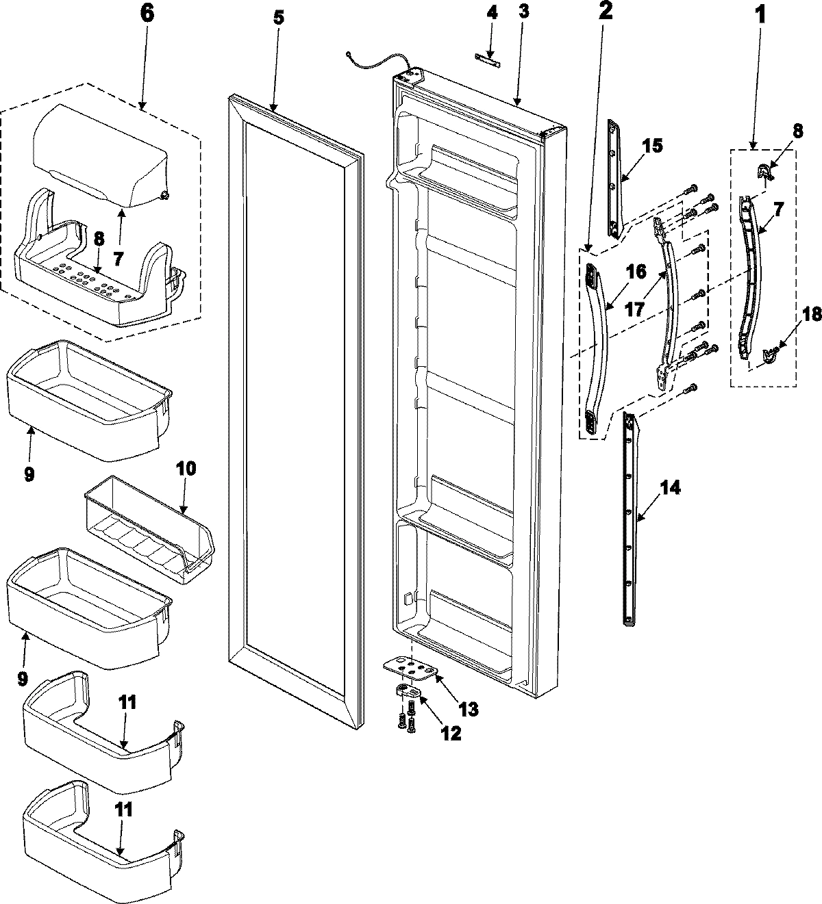 11 - REFRIGERATOR DOOR