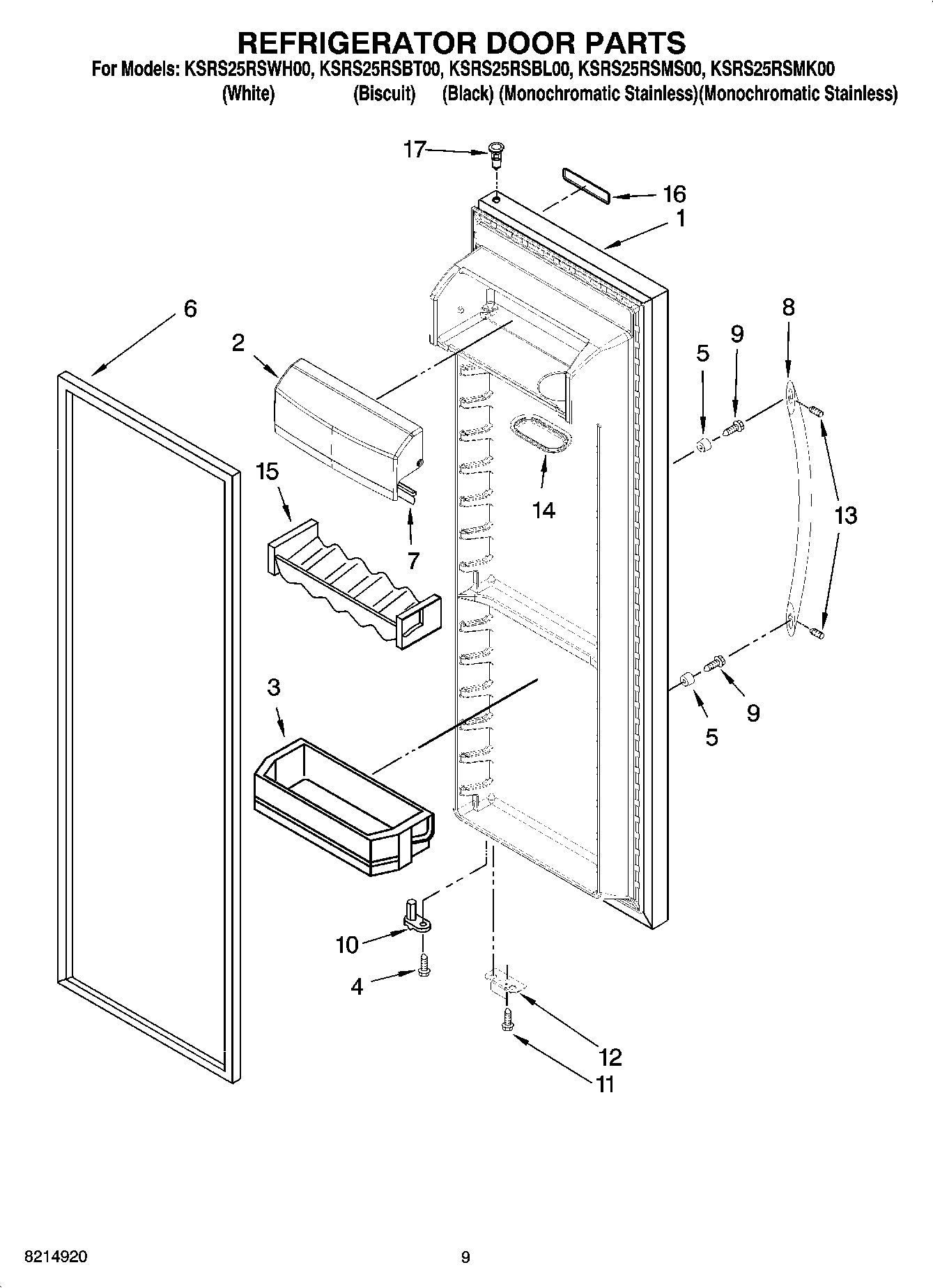 06 - REFRIGERATOR DOOR PARTS