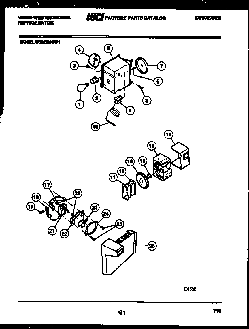 06 - REFRIGERATOR CONTROL ASSEMBLY, DAMP