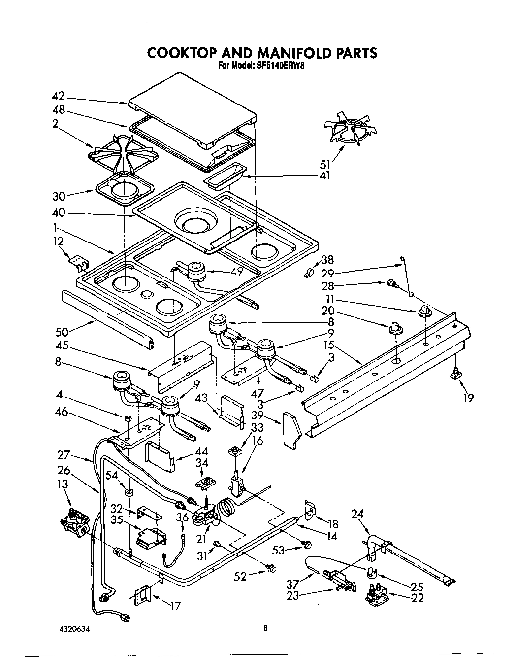 07 - COOKTOP AND MANIFOLD, LIT/OPTIONAL