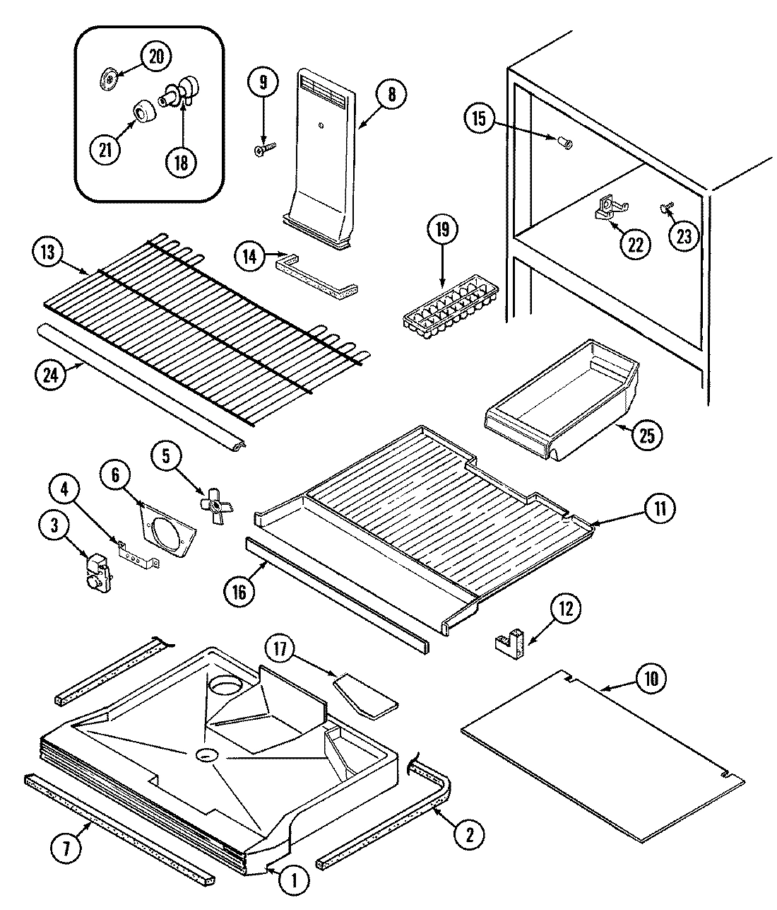 01 - FREEZER COMPARTMENT
