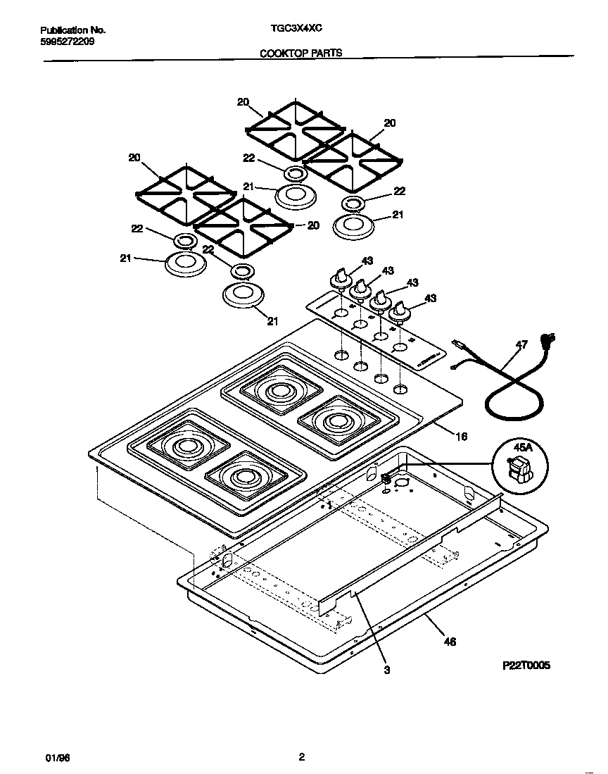 02 - COOKTOP PARTS