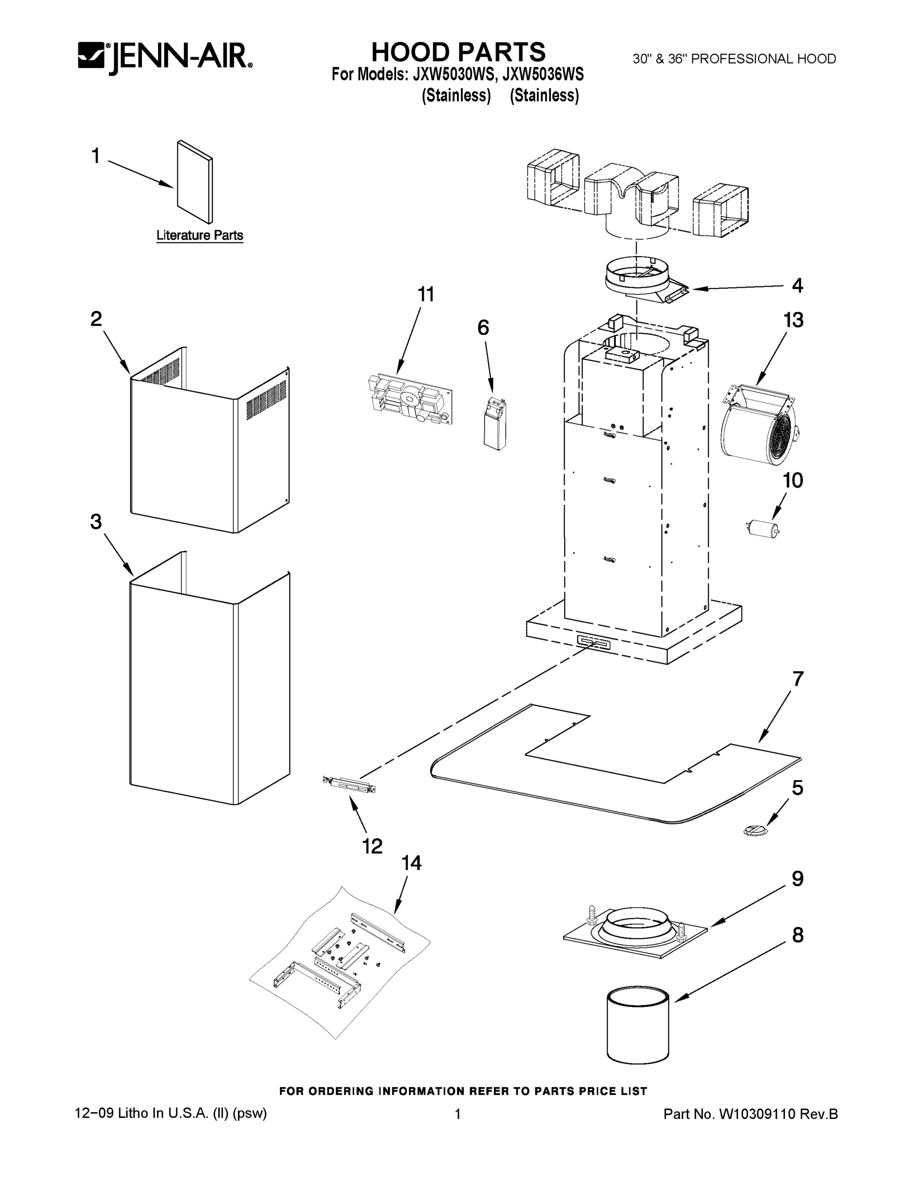 01 - HOOD PARTS