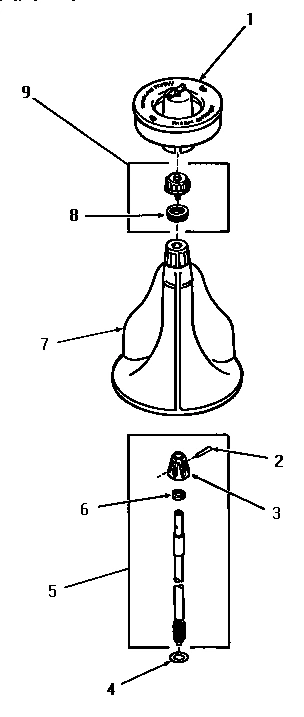 04 - AGITATOR, SHAFT & FABRIC SOFTENER DISP