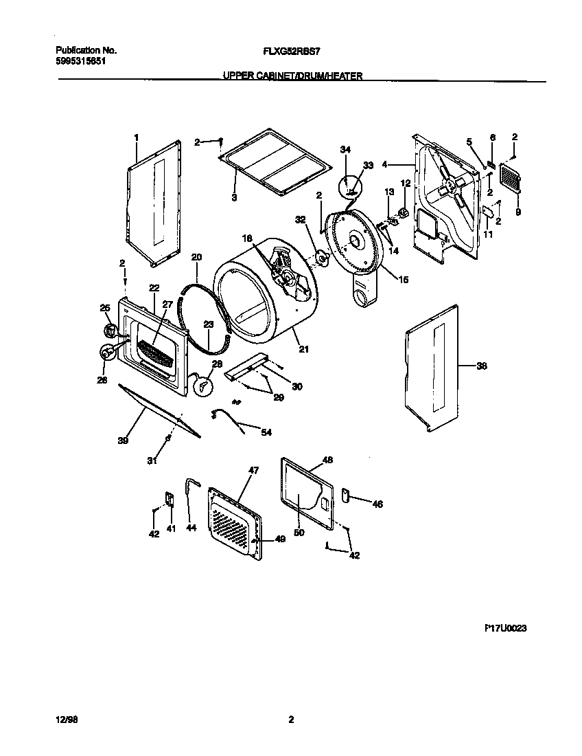 02 - UPPER CABINET/DRUM/HEATER