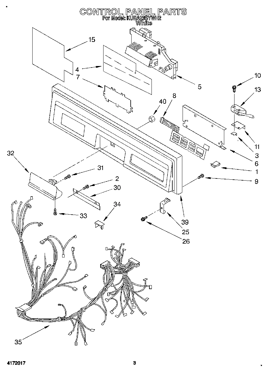 03 - CONTROL PANEL, LIT/OPTIONAL