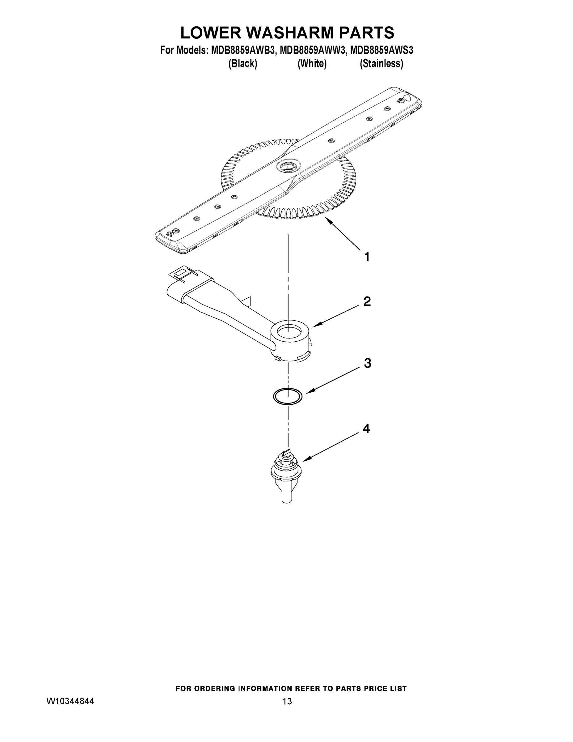 11 - LOWER WASHARM PARTS