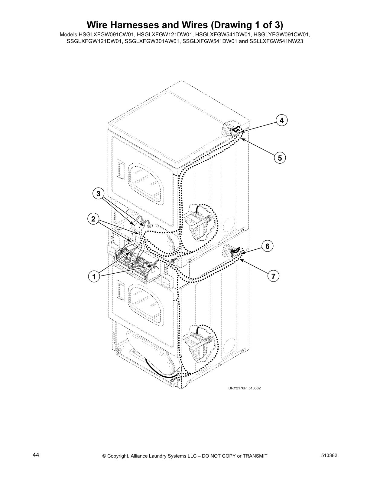Wire Harnesses and Wires (Drawing 1 of 3)