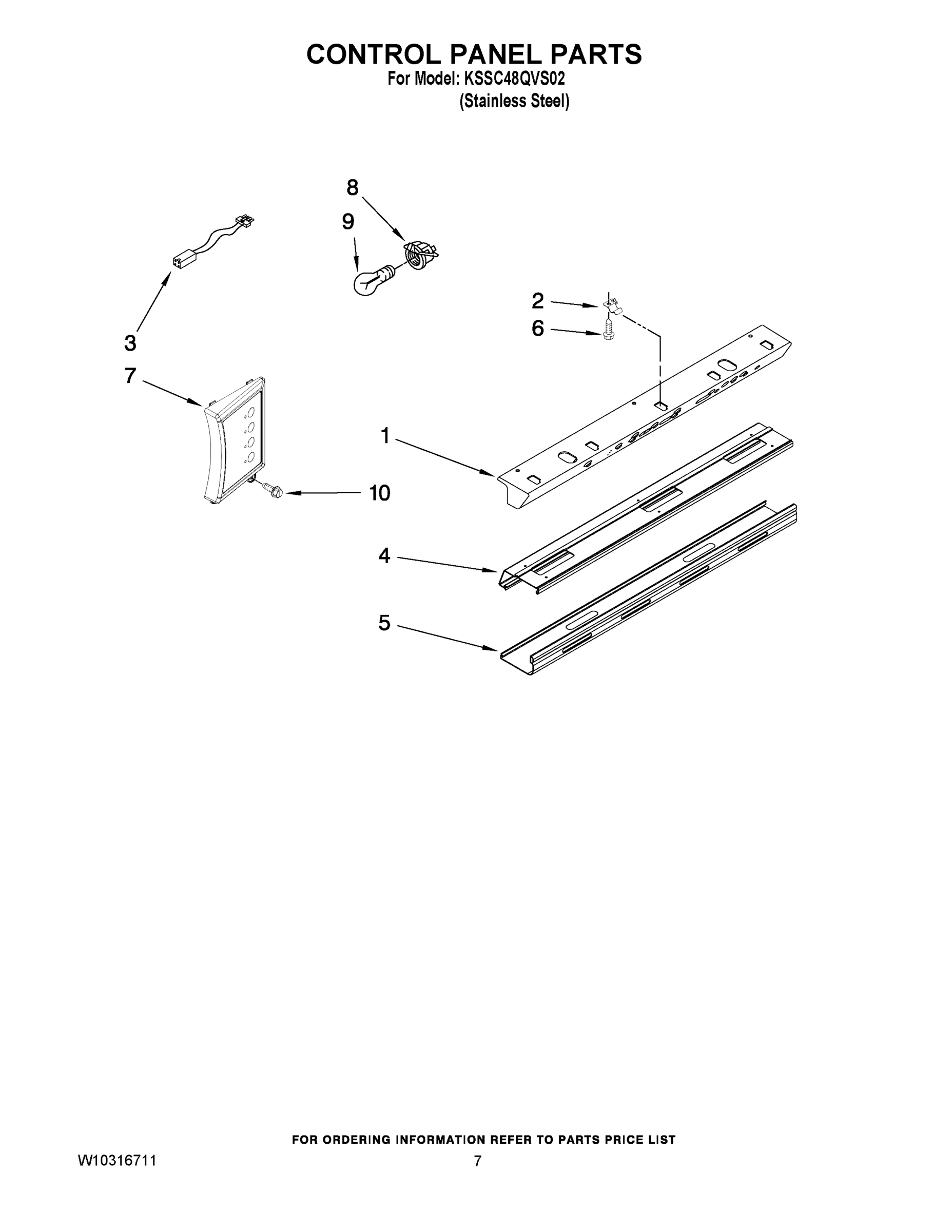 05 - CONTROL PANEL PARTS