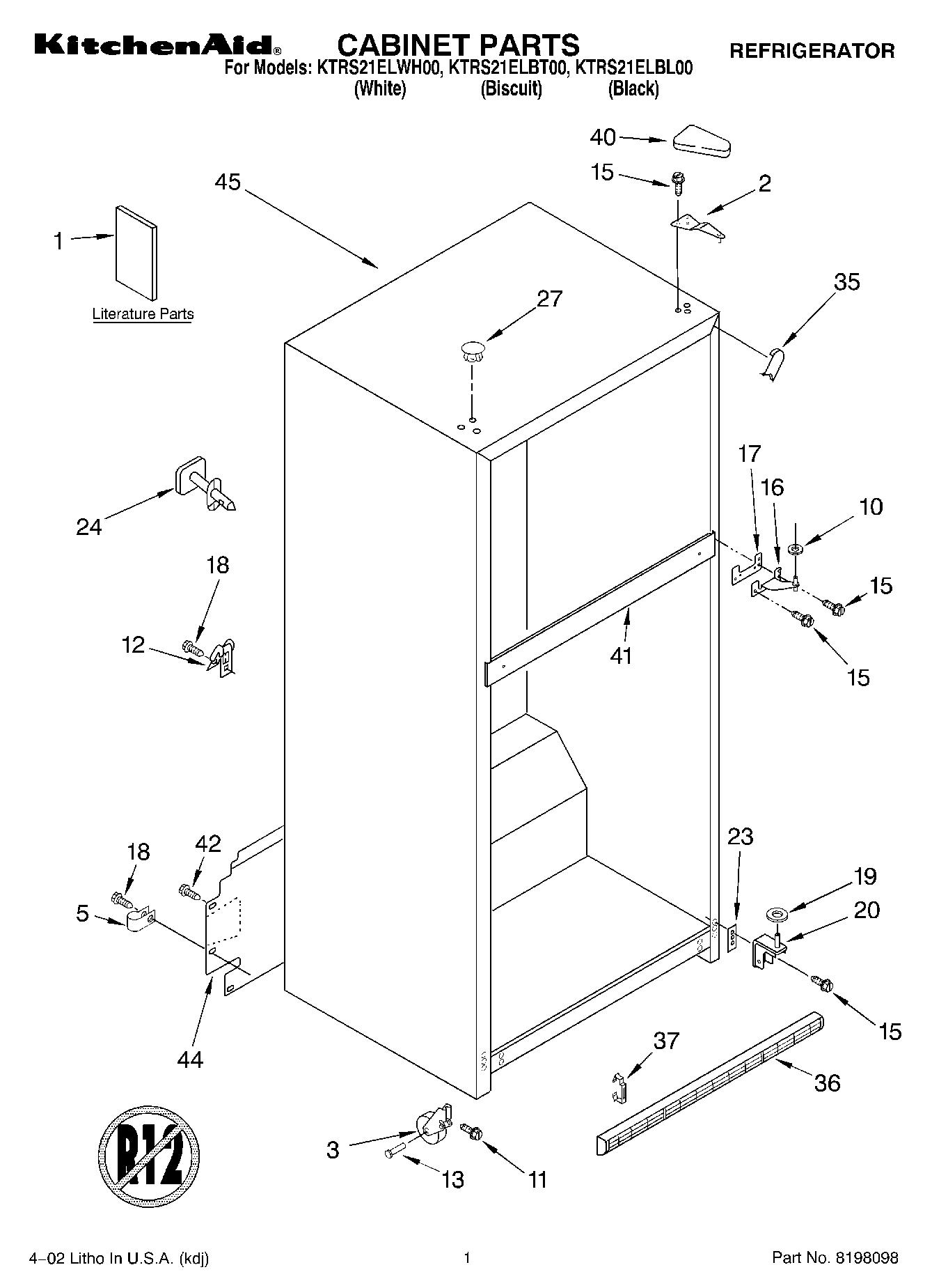 01 - CABINET, LITERATURE