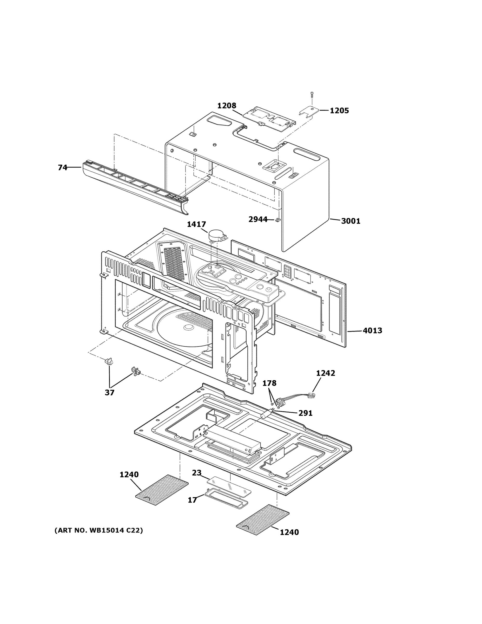 OVEN CAVITY PARTS