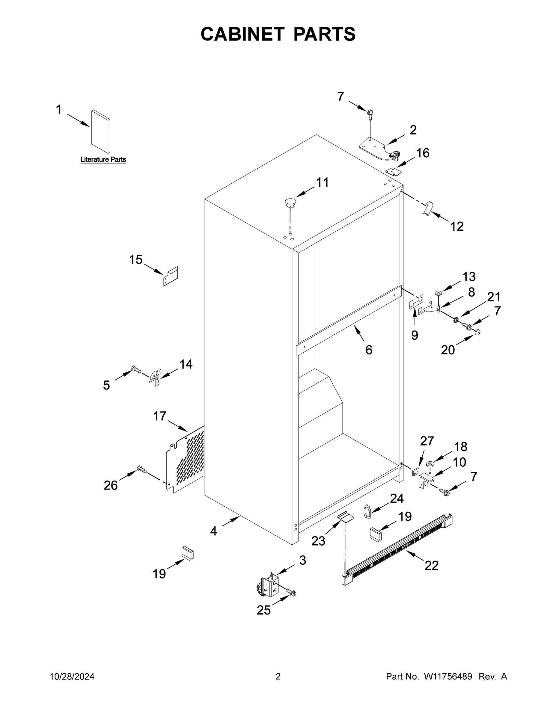 02 - CABINET PARTS