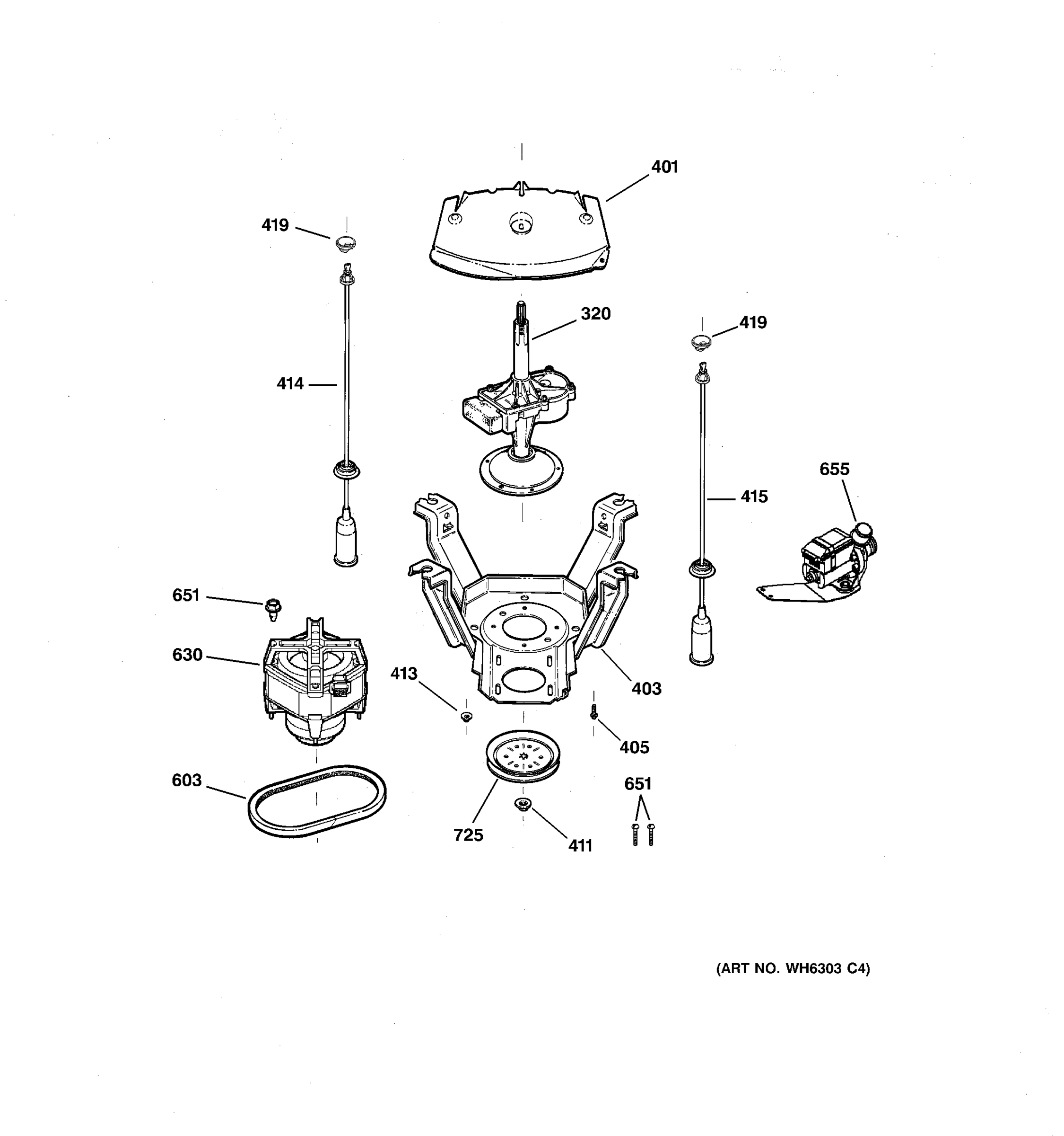 SUSPENSION, PUMP & DRIVE COMPONENTS