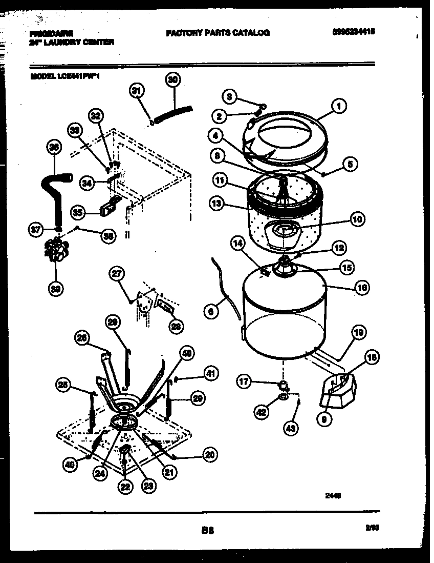 05 - TUBS, WATER VALVE AND LID SWITCH
