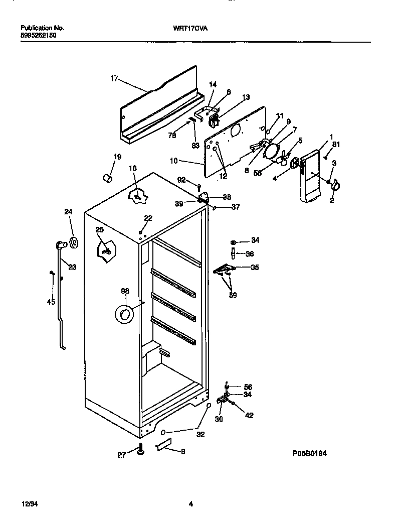 03 - CABINET, FAN ASSEMBLY