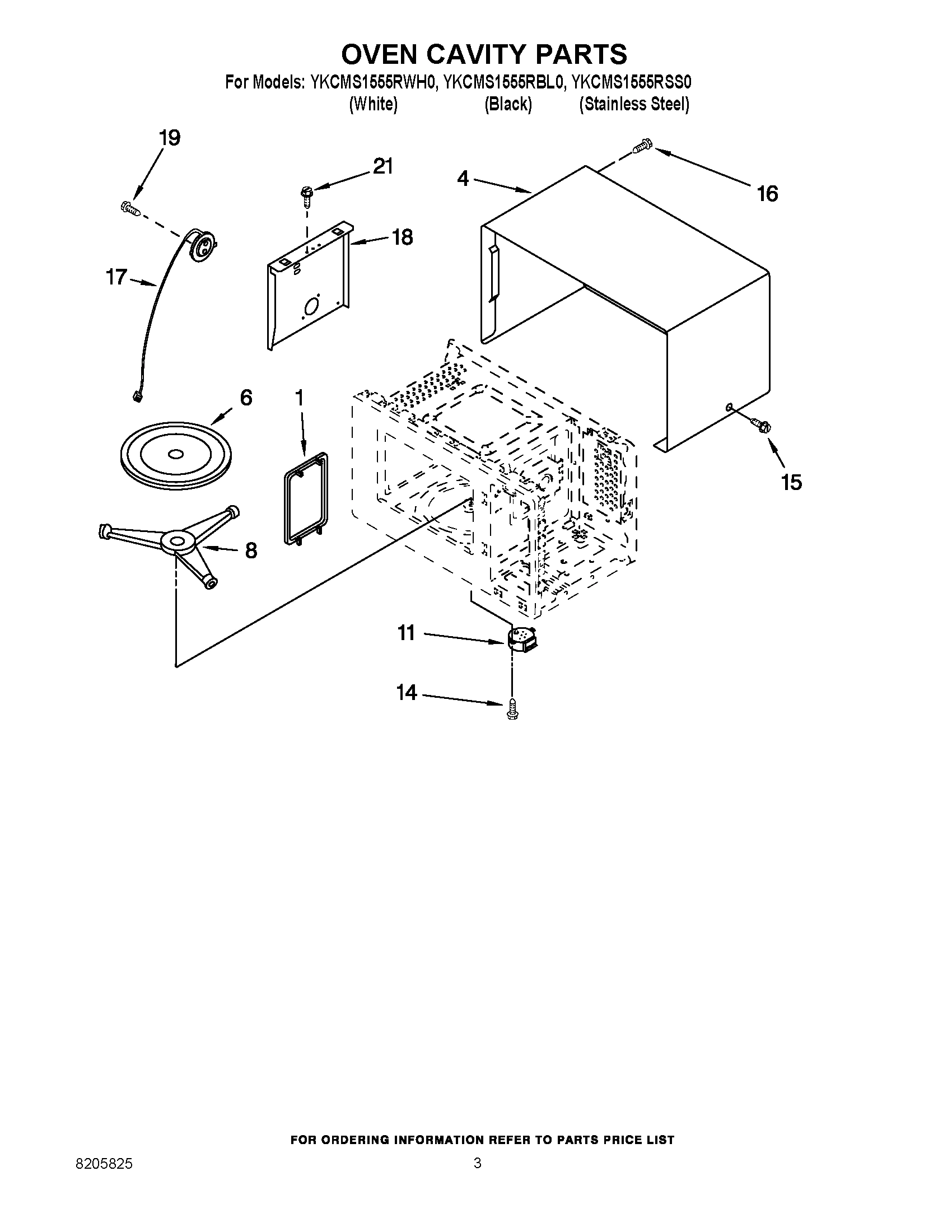 03 - OVEN CAVITY PARTS