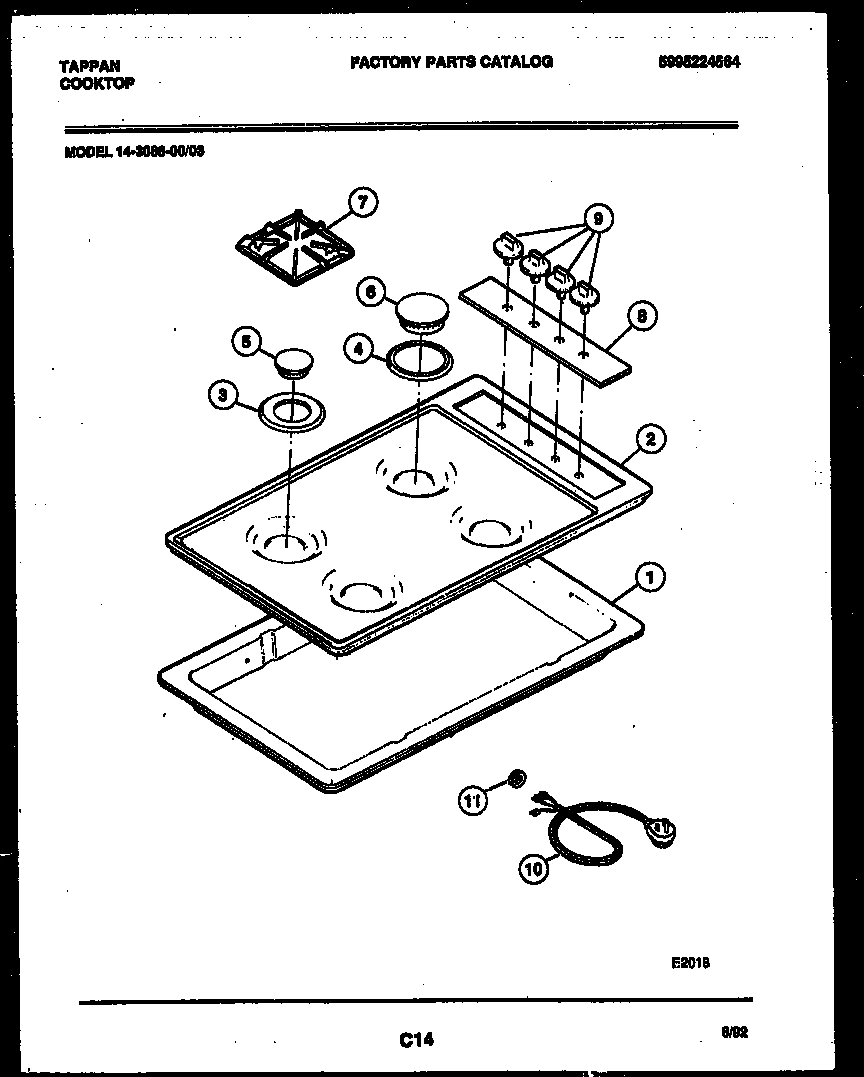 02 - COOKTOP PARTS