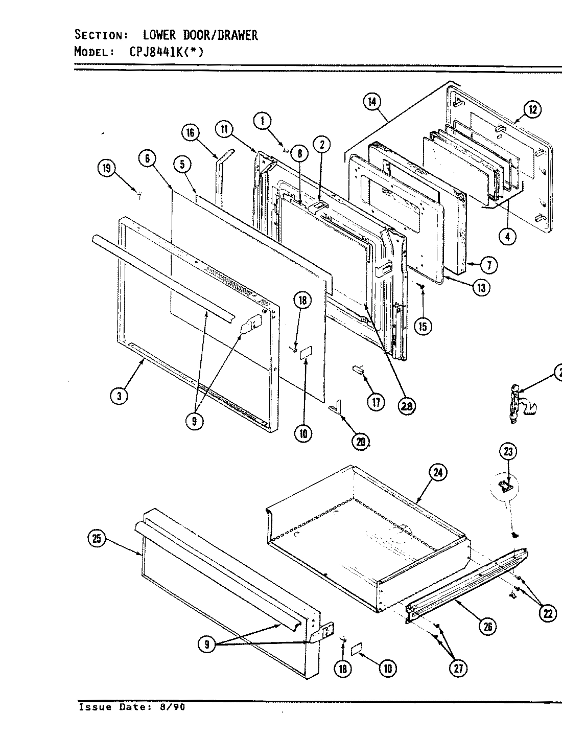 02 - LOWER DOOR/DRAWER