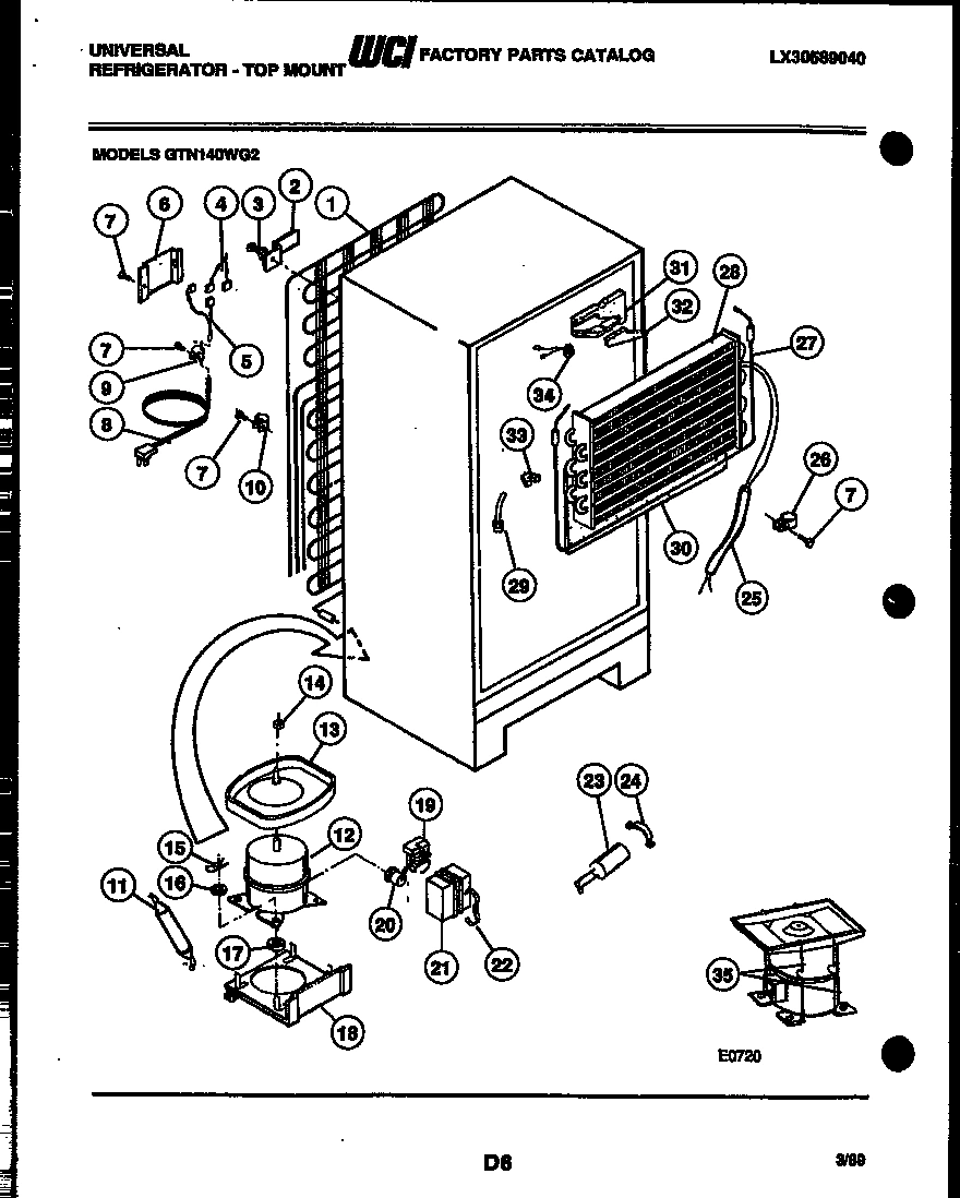 05 - SYSTEM AND AUTOMATIC DEFROST PARTS