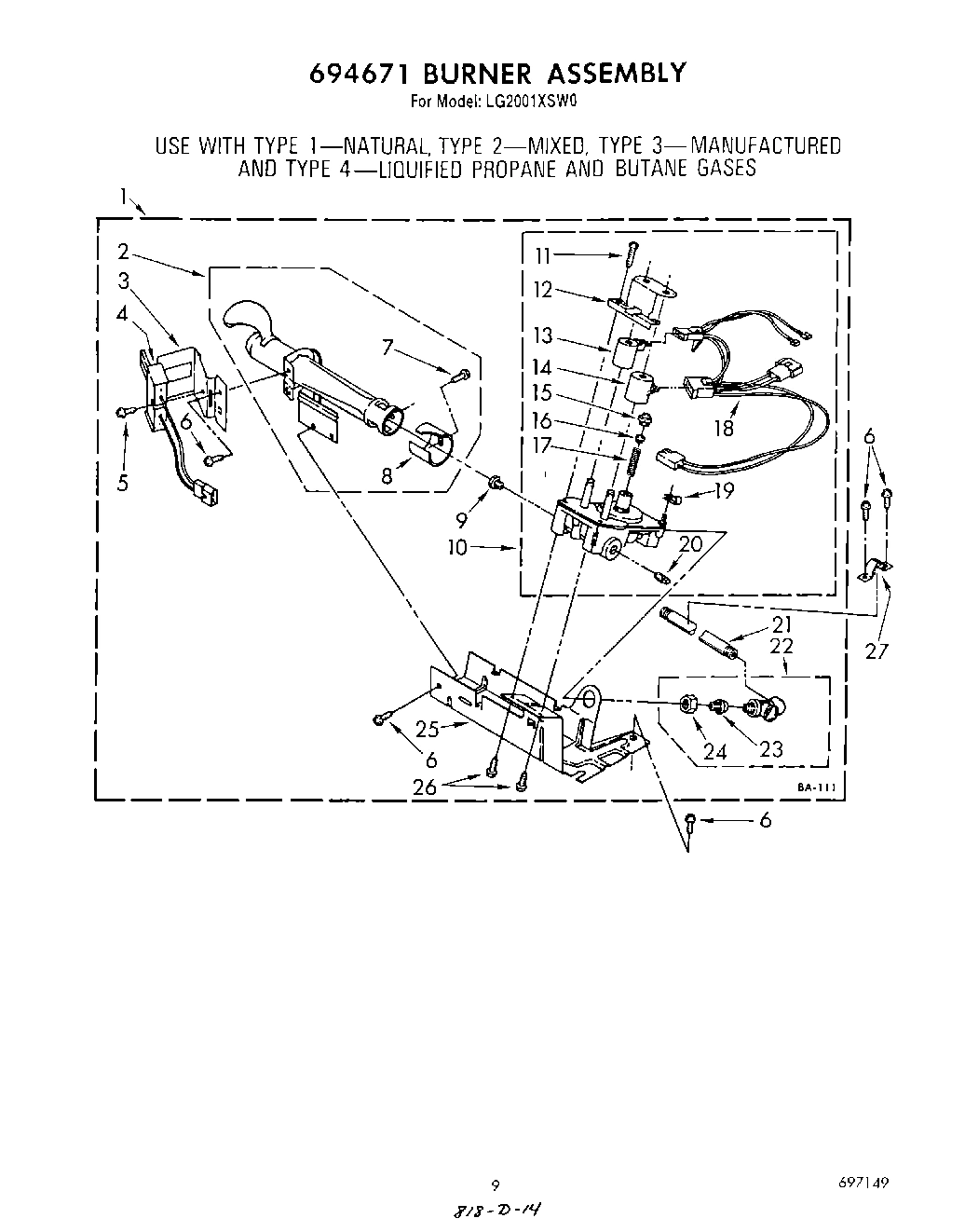 07 - 694671 BURNER