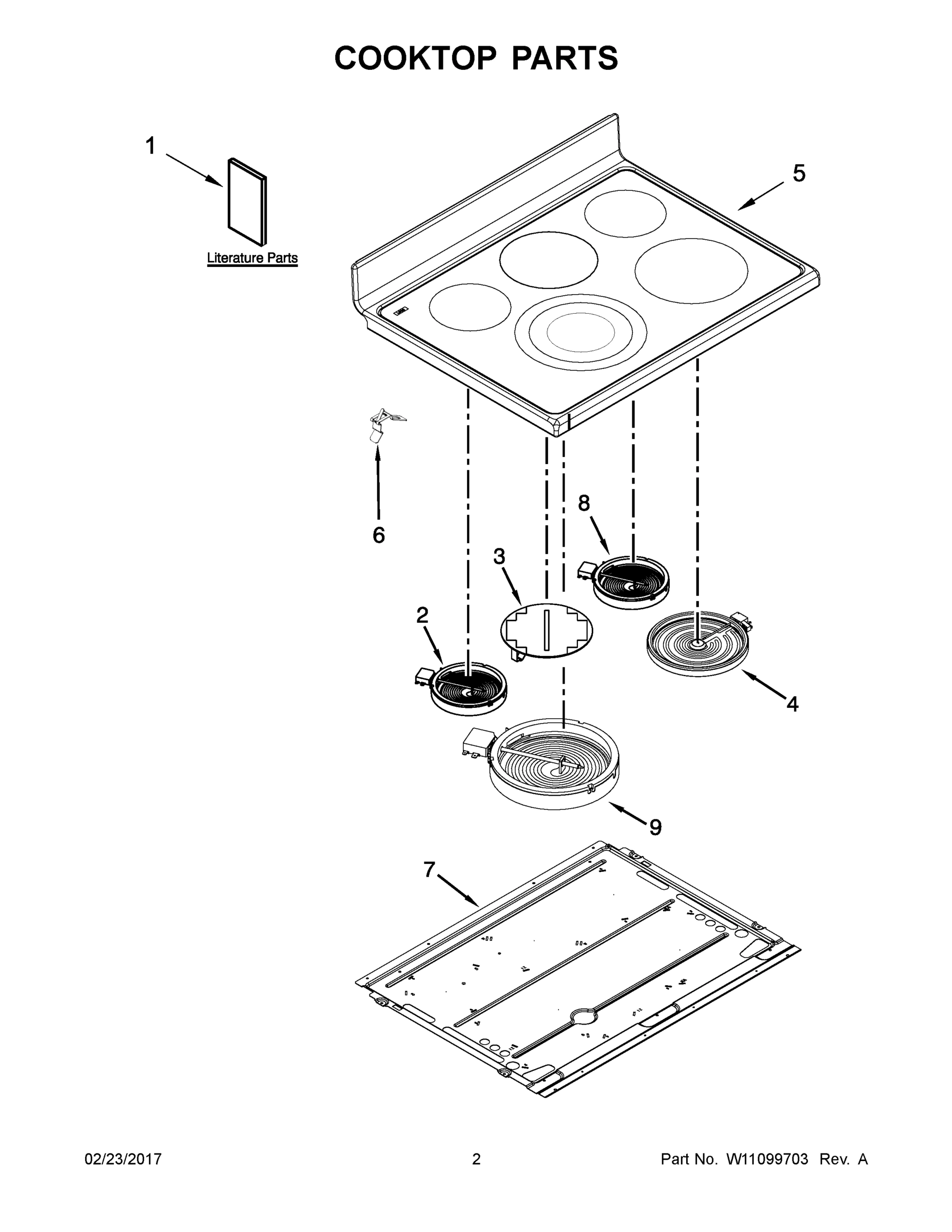 02 - COOKTOP PARTS