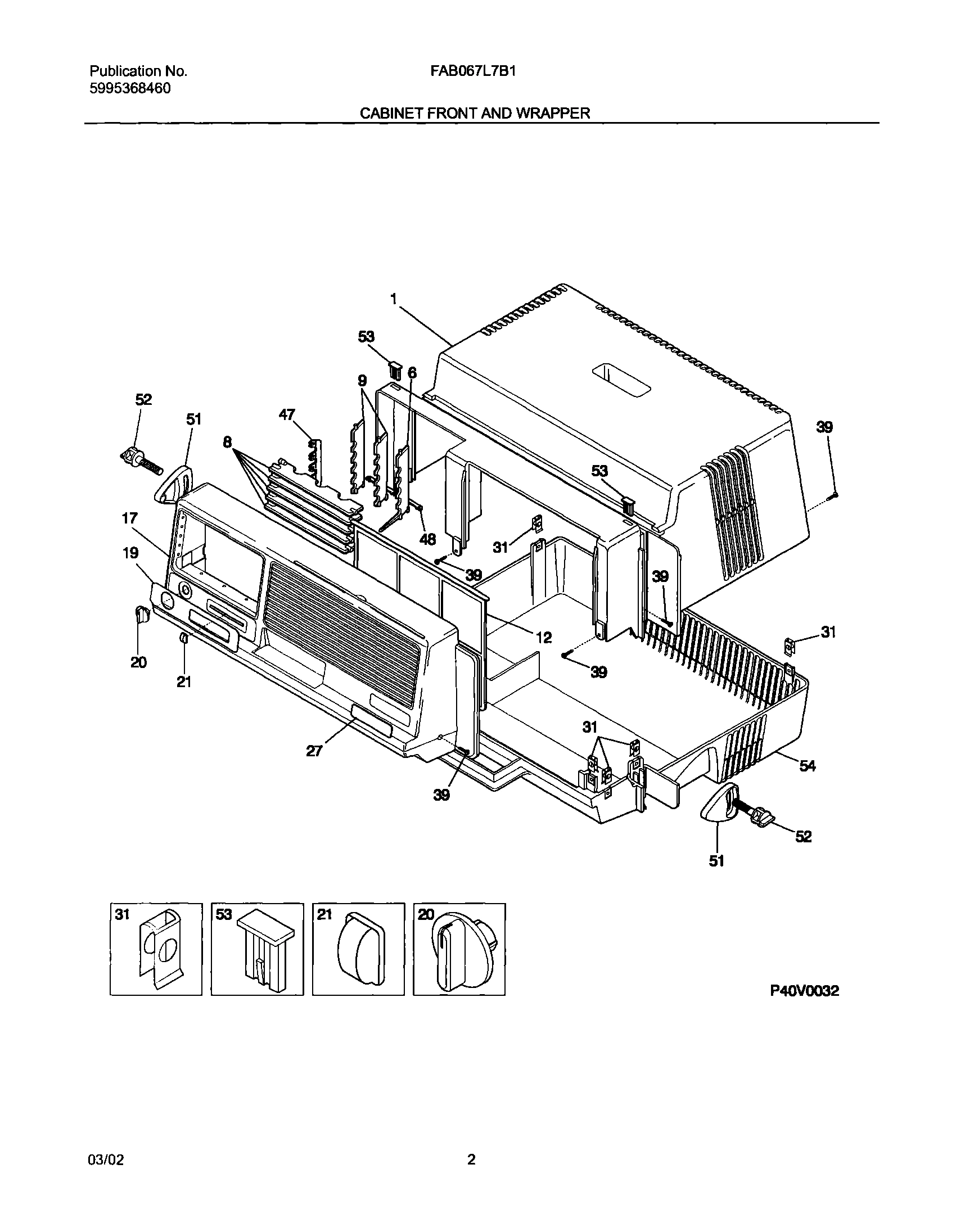 03 - CABINET FRONT AND WRAPPER