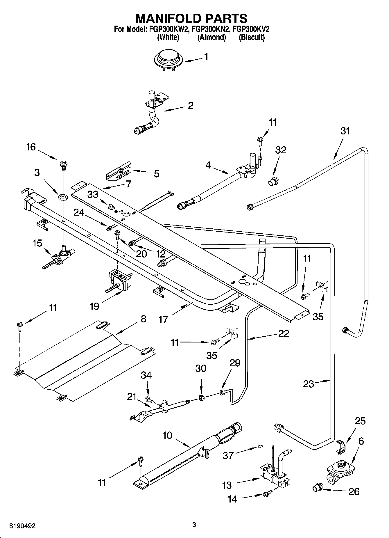 03 - MANIFOLD PARTS