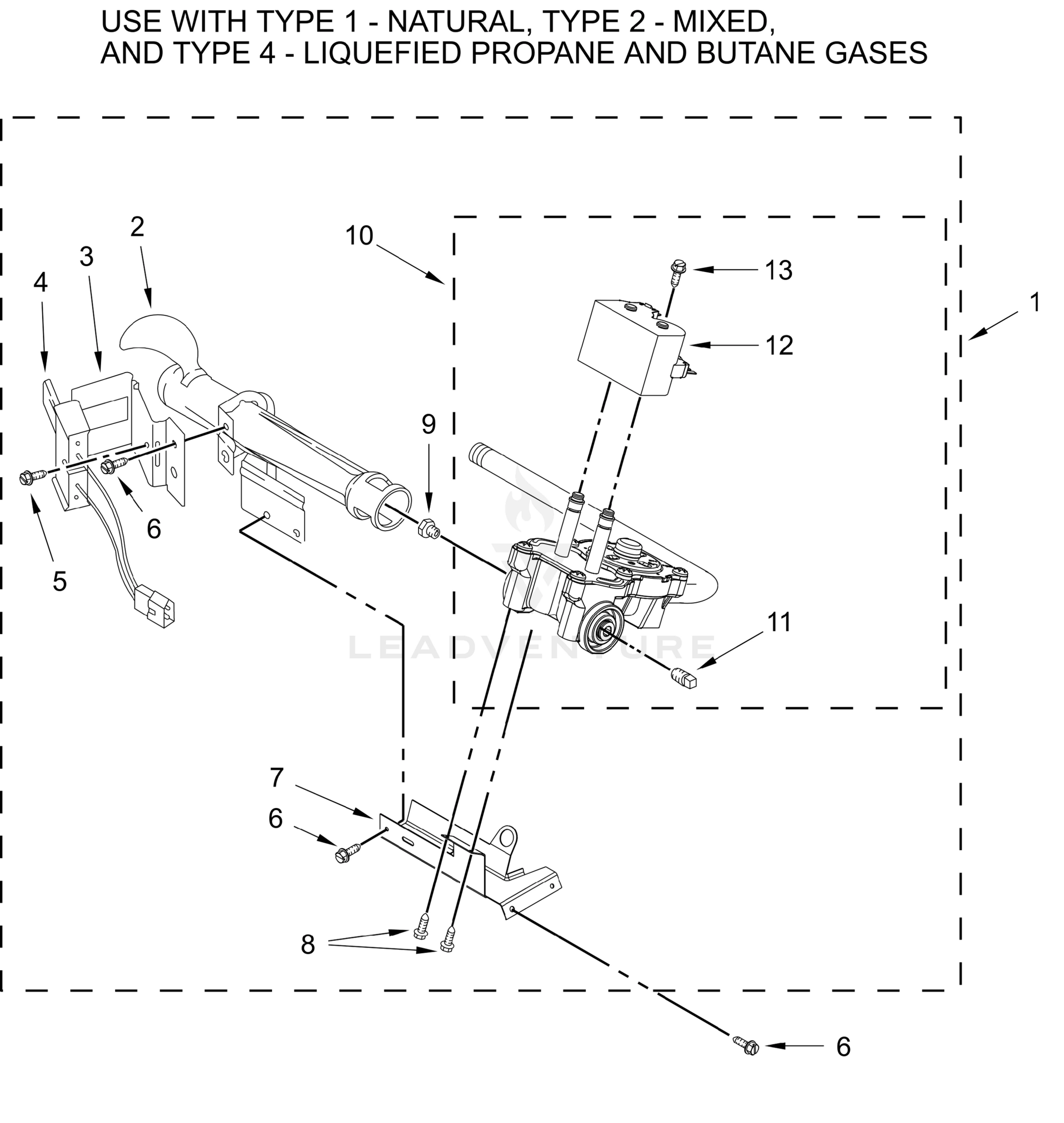 BURNER ASSEMBLY PARTS