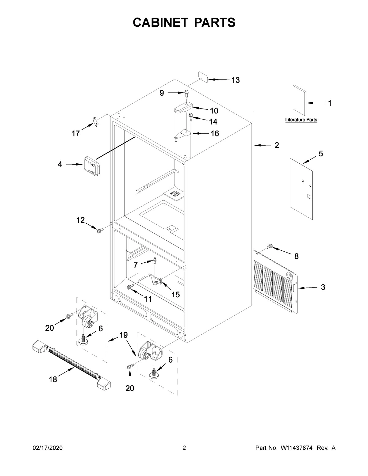 02 - CABINET PARTS