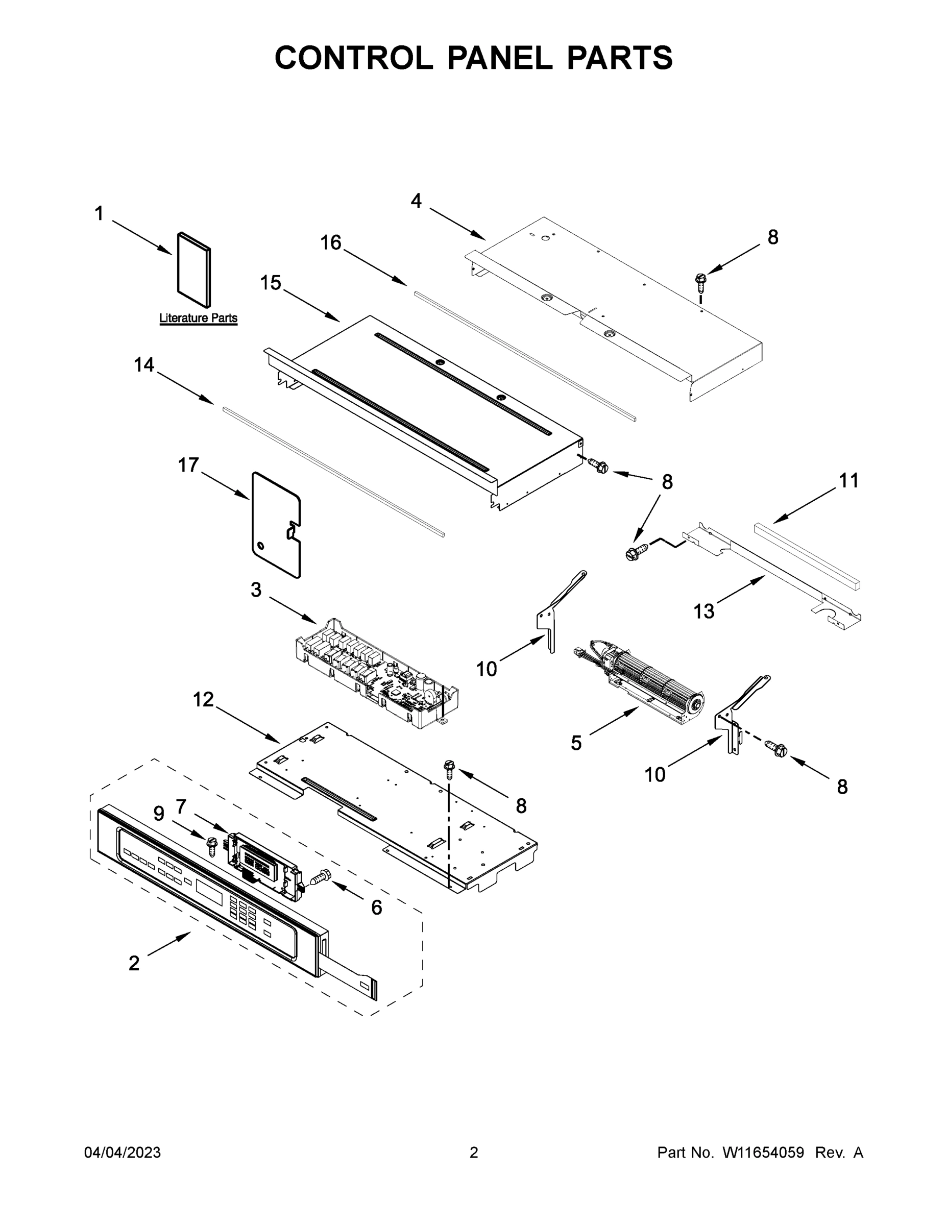 02 - CONTROL PANEL PARTS
