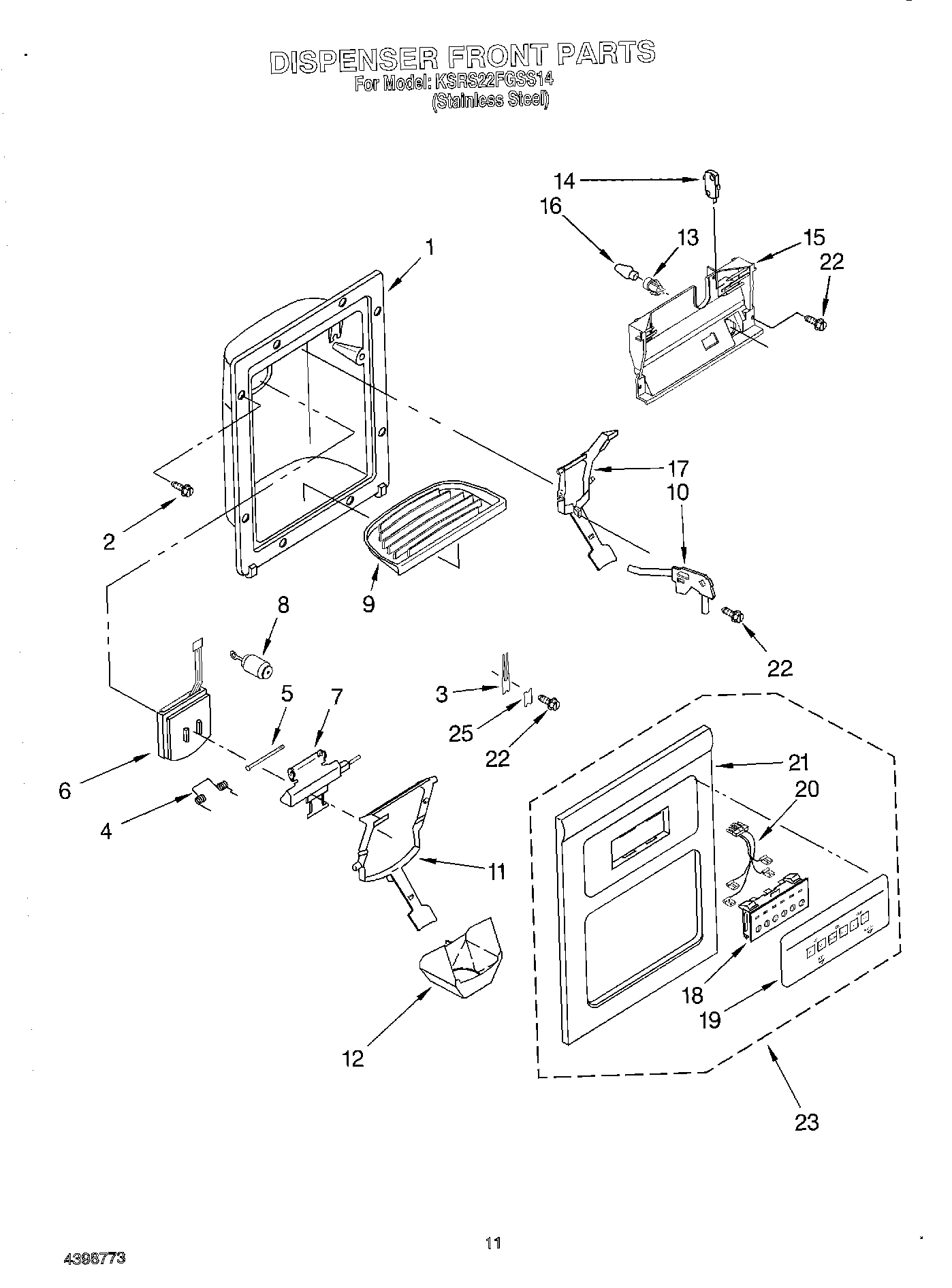07 - DISPENSER FRONT