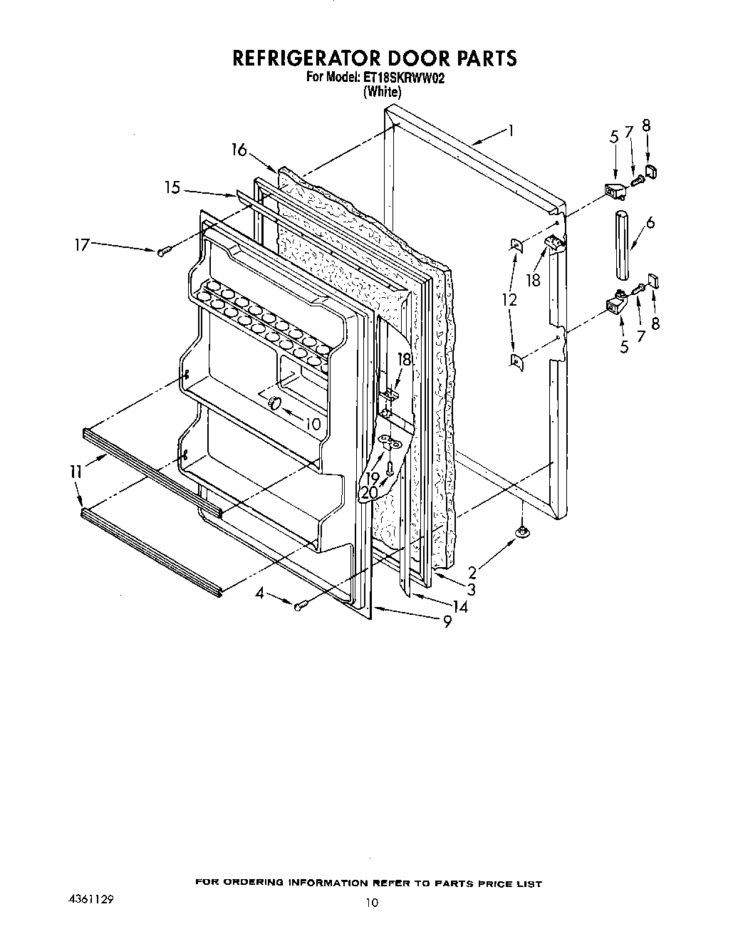 08 - REFRIGERATOR DOOR, LIT/OPTIONAL