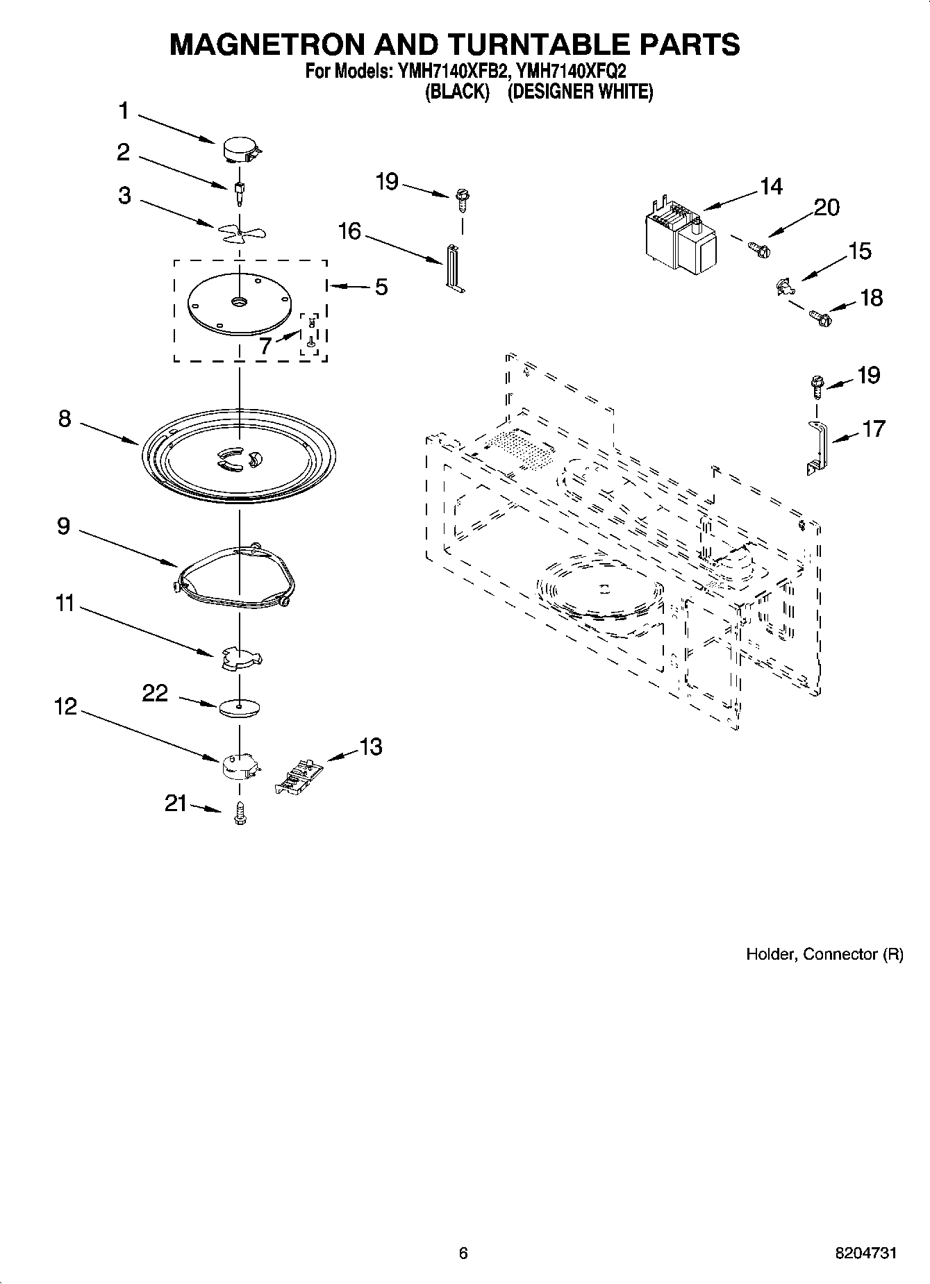 05 - MAGNETRON AND TURNTABLE PARTS