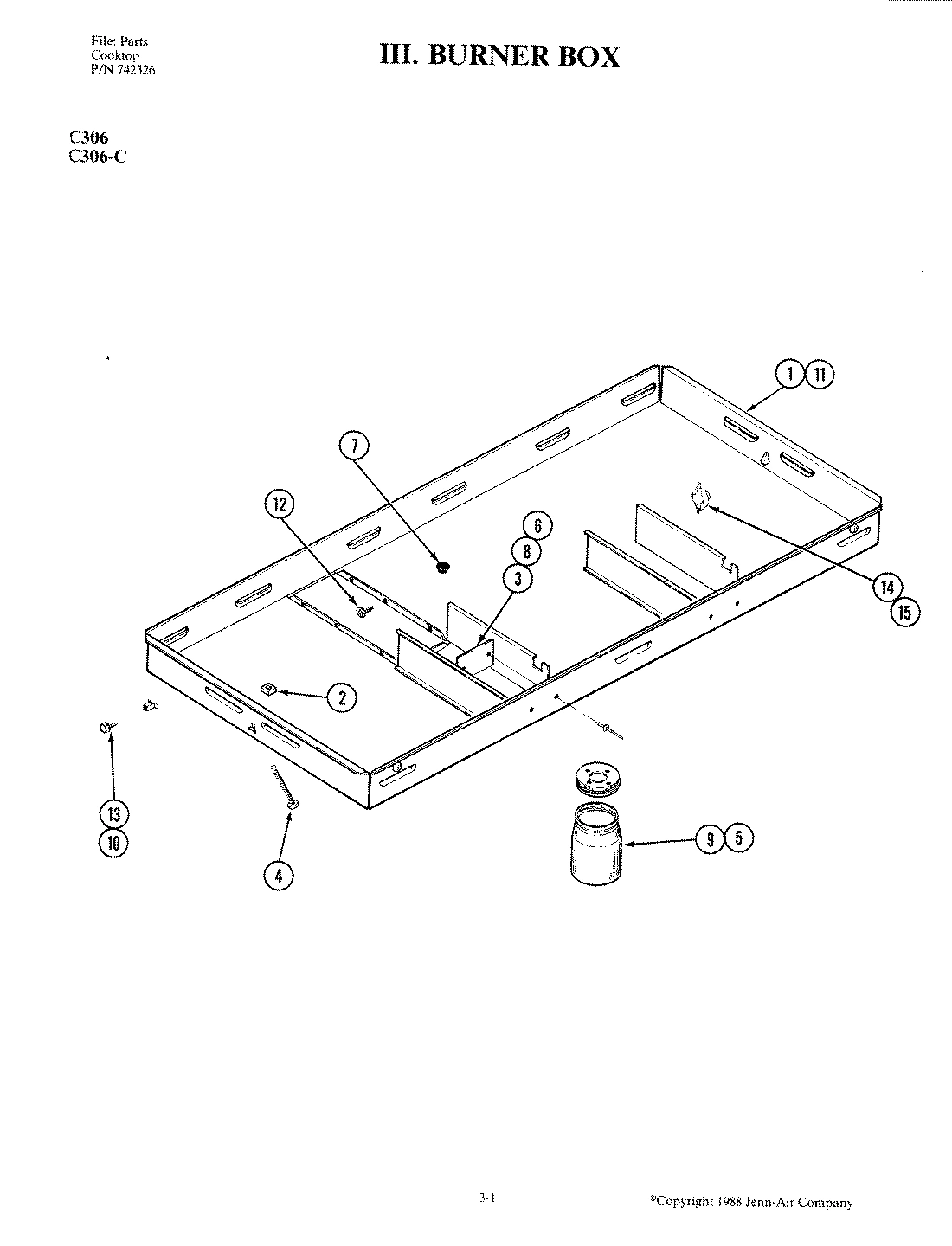 02 - BURNER BOX (C306)