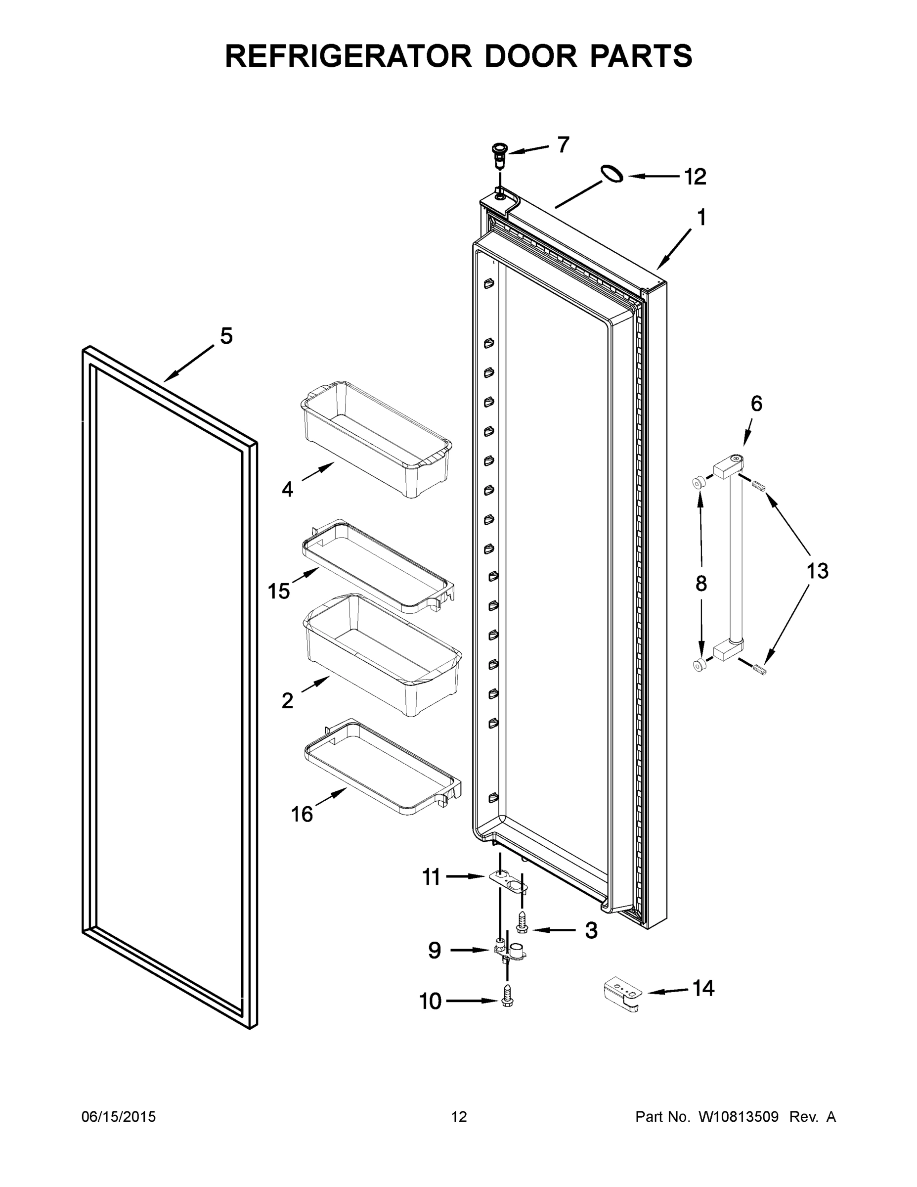 07 - REFRIGERATOR DOOR PARTS