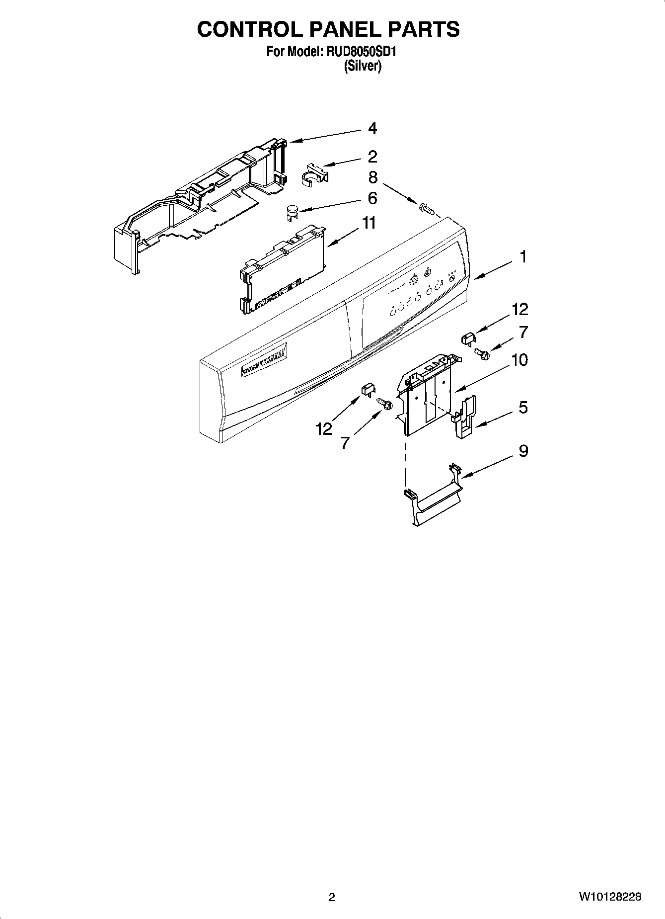 02 - CONTROL PANEL PARTS