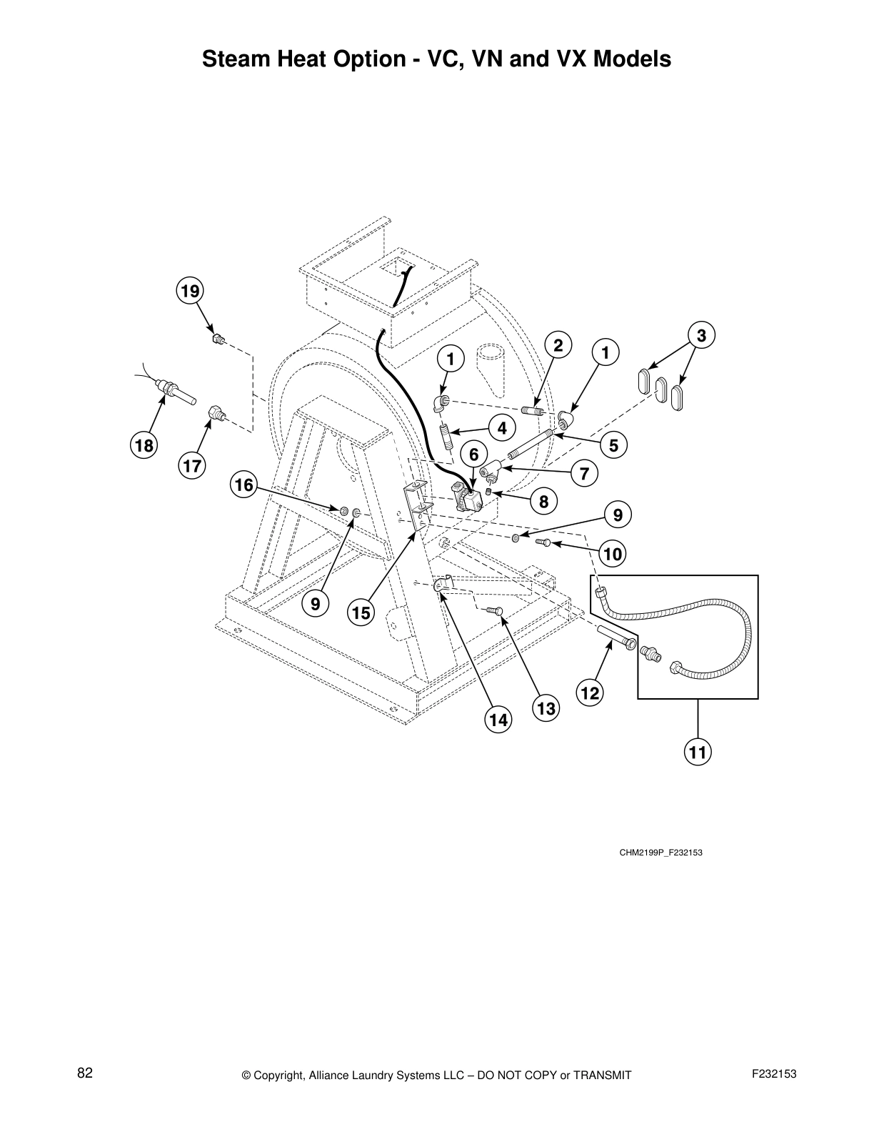 Steam Heat Option - VC, VN and VX Models