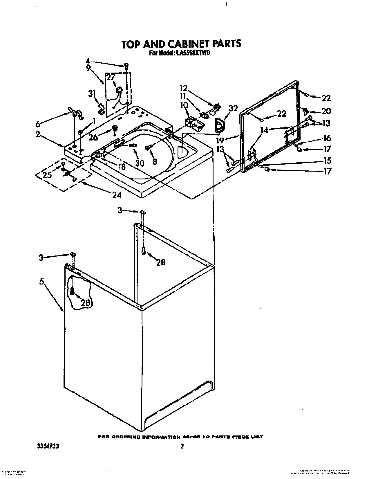 02 - TOP AND CABINET, OPTIONAL