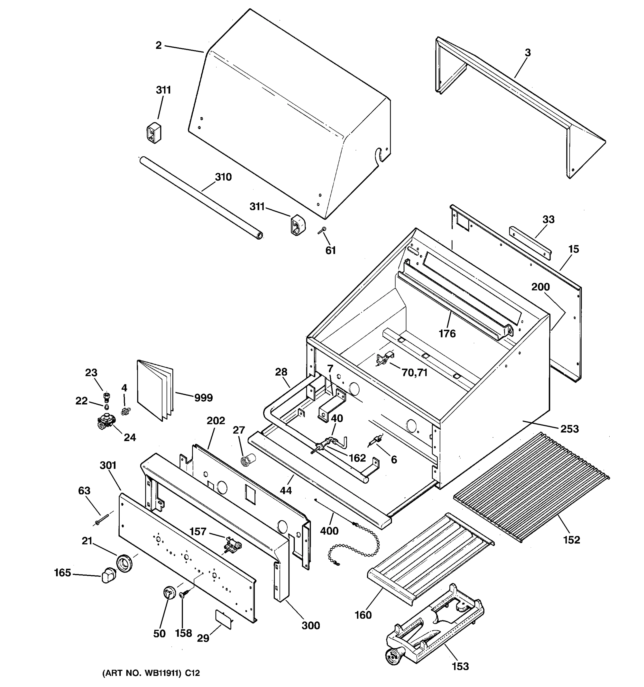 GAS GRILL PARTS