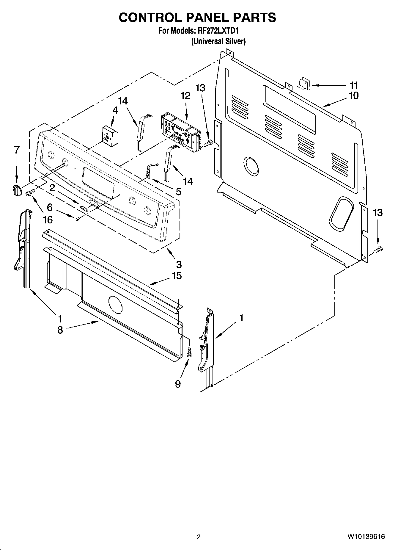02 - CONTROL PANEL PARTS