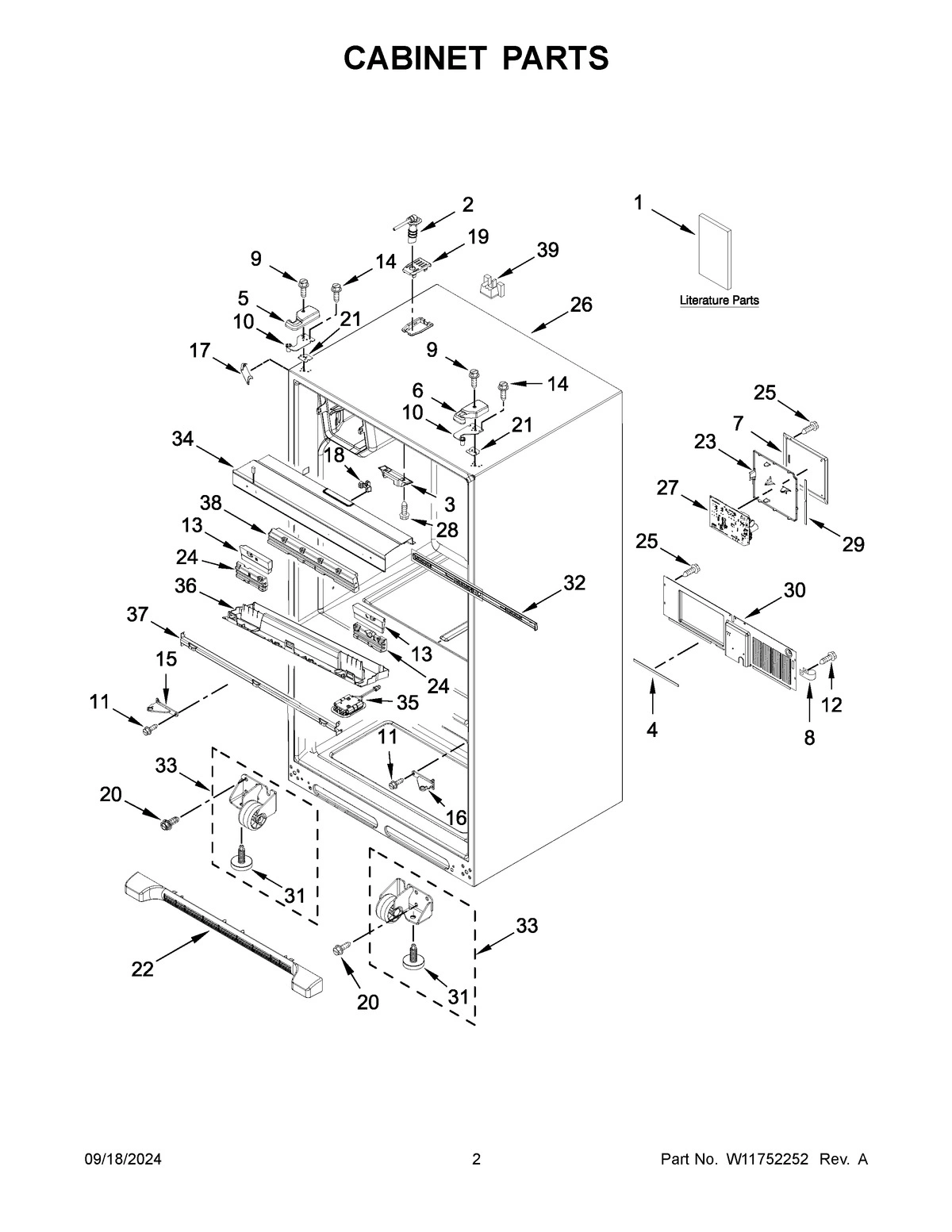 02 - CABINET PARTS