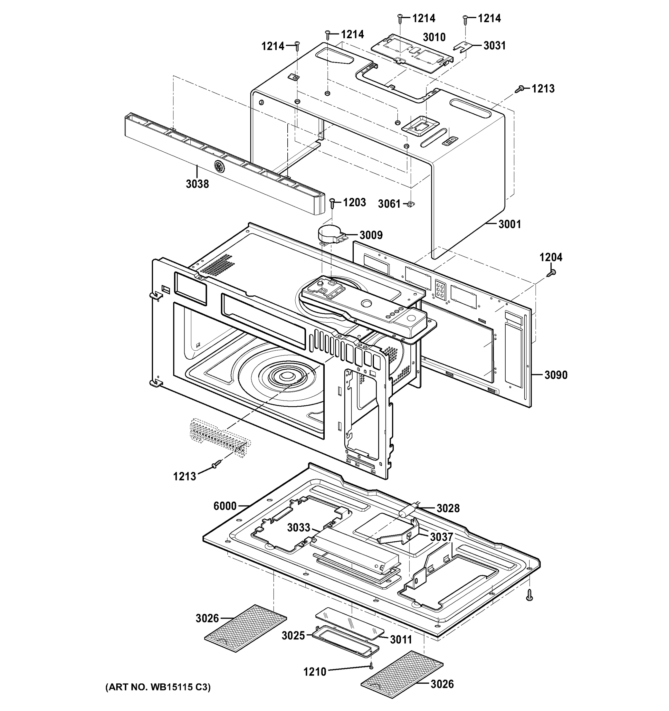 OVEN CAVITY PARTS