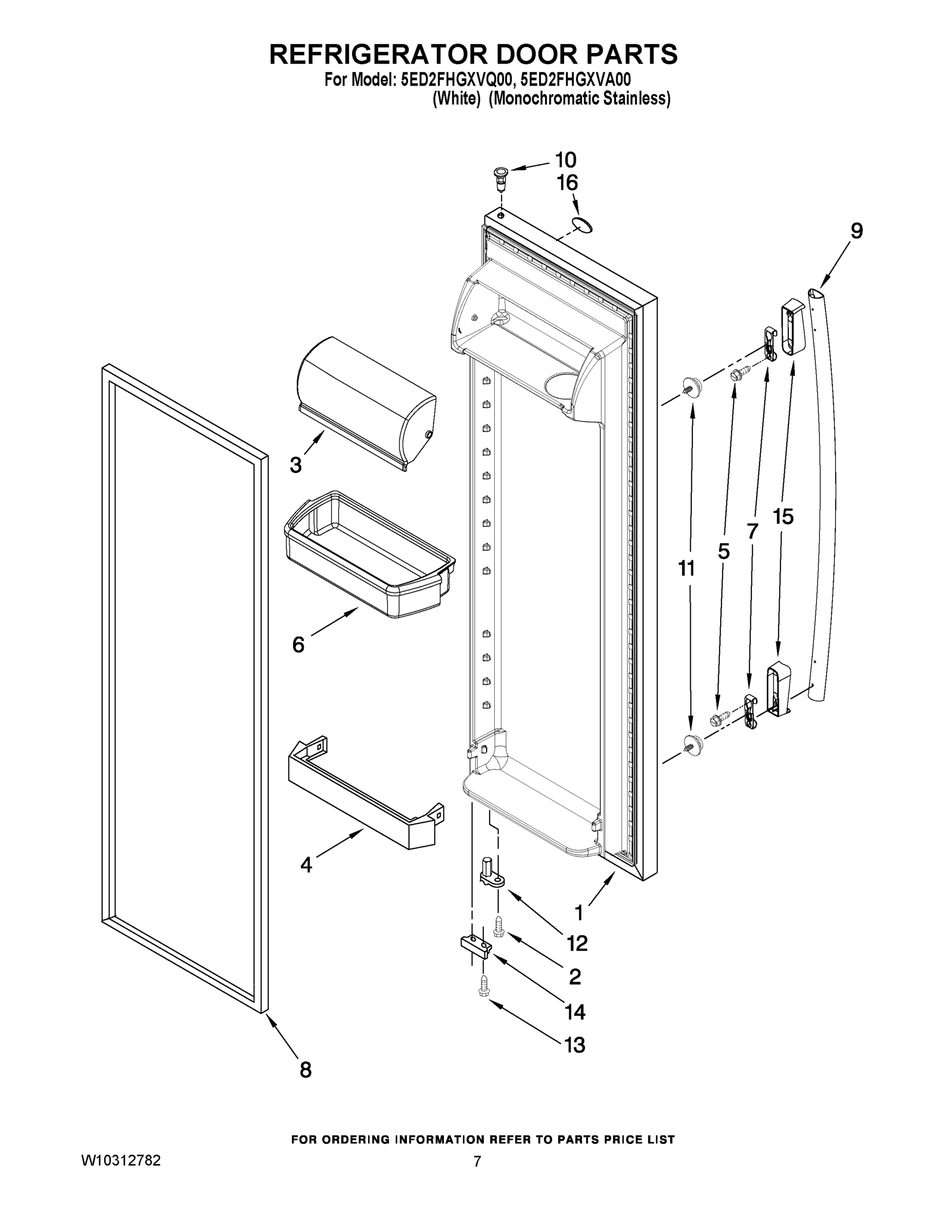 06 - REFRIGERATOR DOOR PARTS