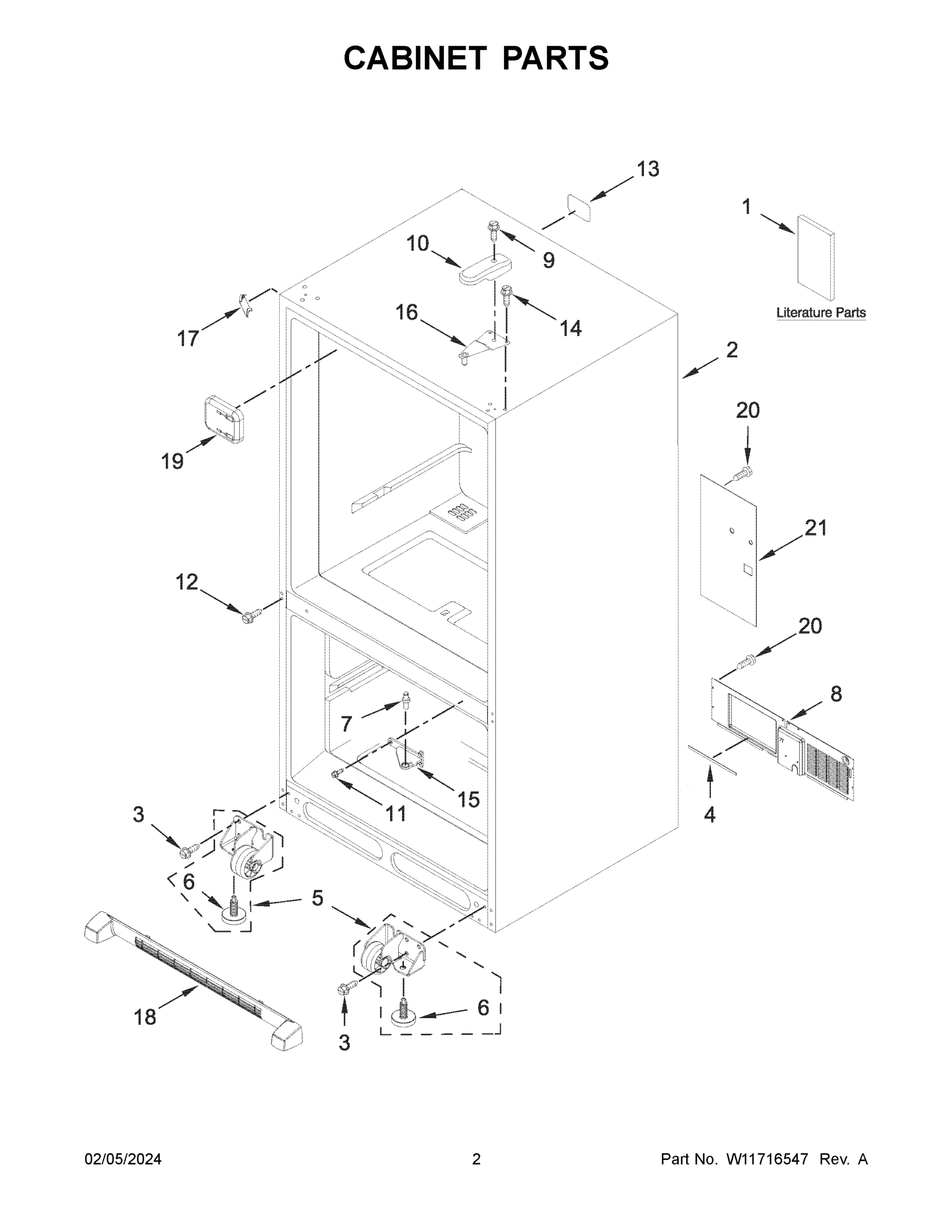 02 - CABINET PARTS