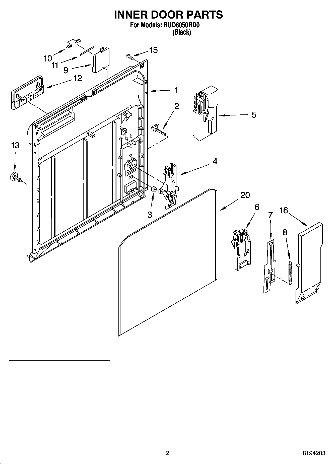 02 - INNER DOOR PARTS