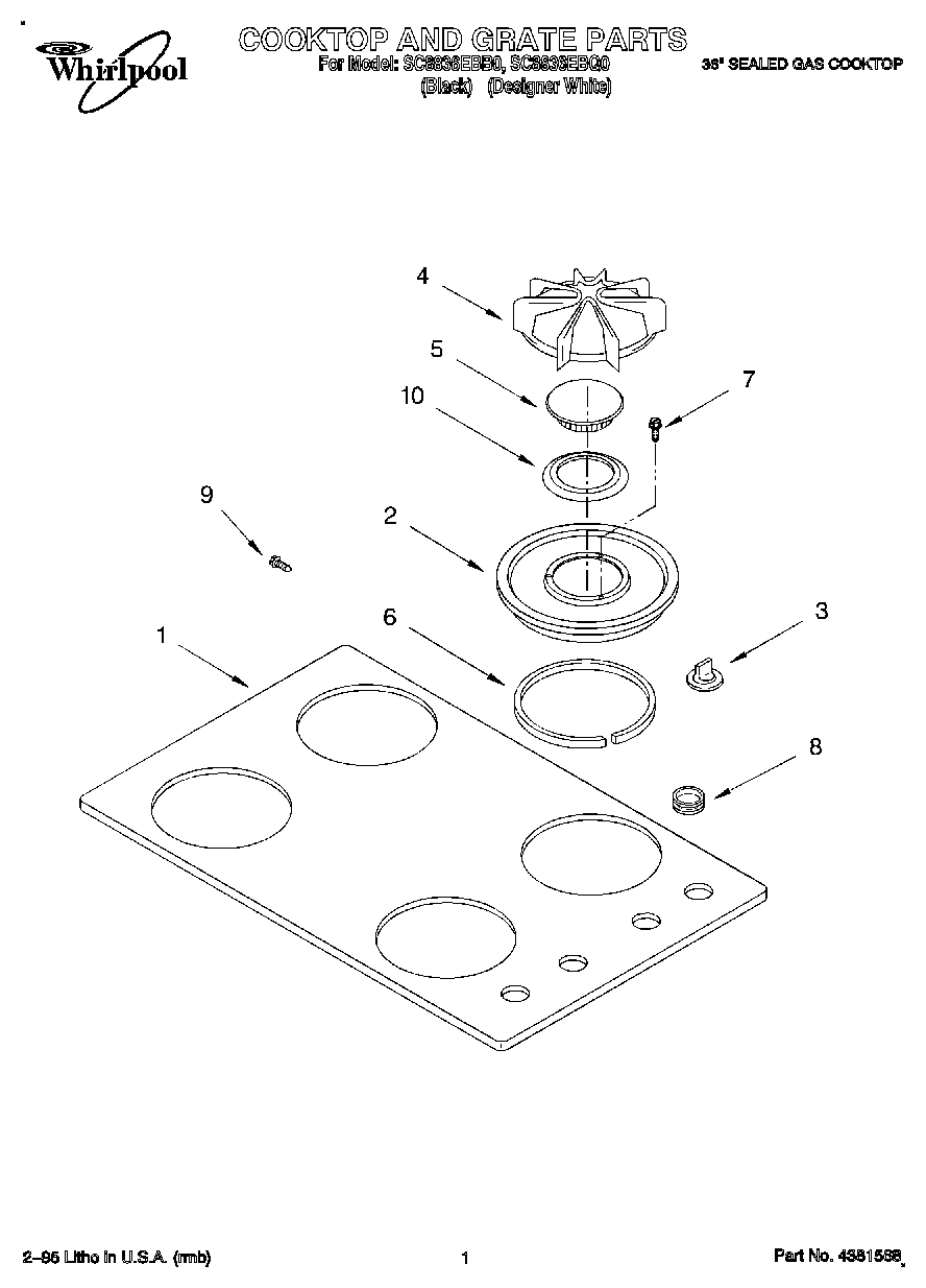 01 - COOKTOP AND GRATE