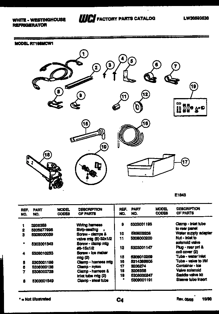 07 - ICE MAKER INSTALLATION PARTS