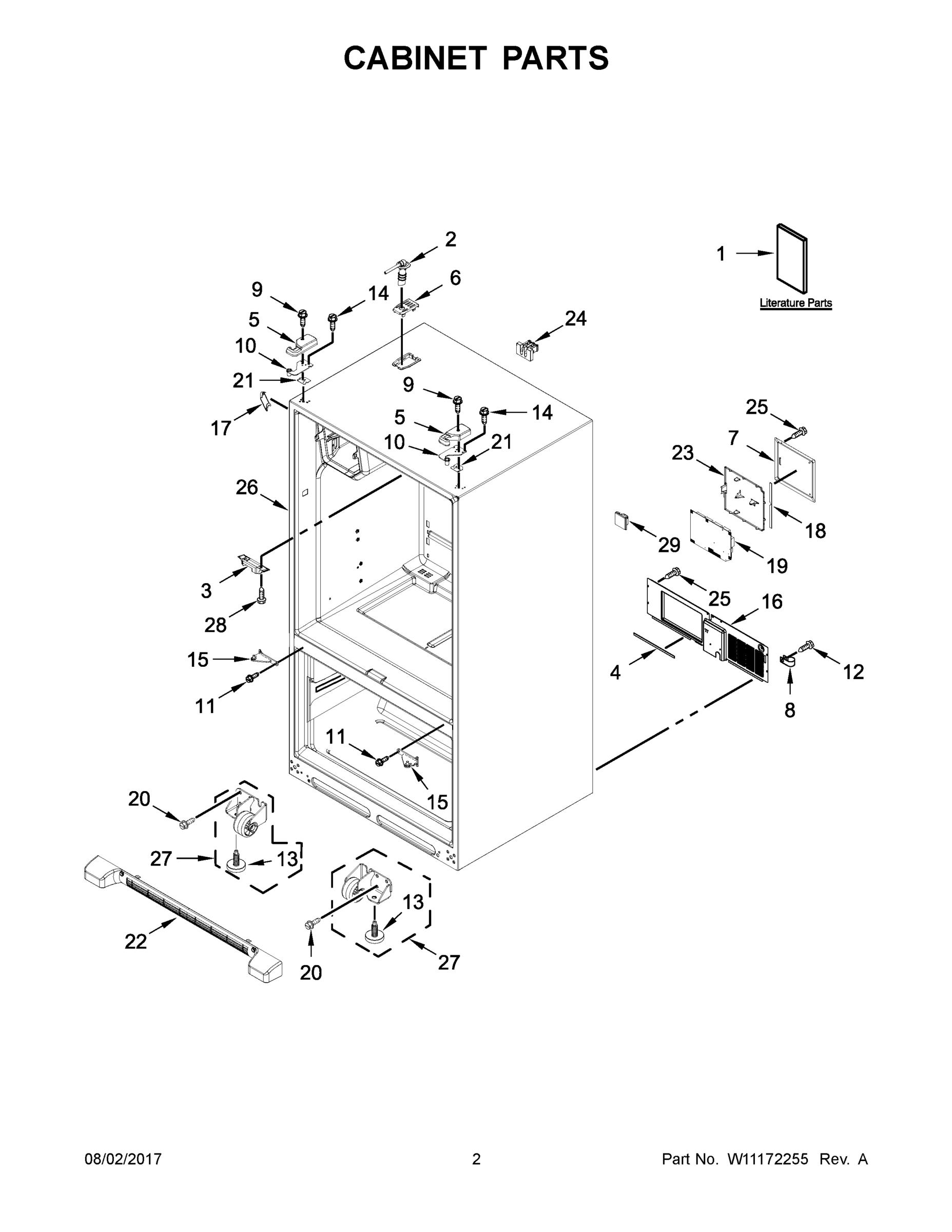 02 - CABINET PARTS