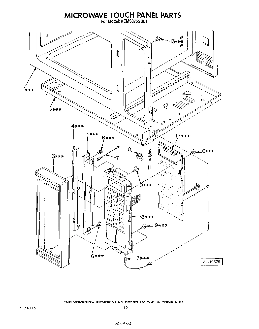 08 - MICROWAVE TOUCH PANEL